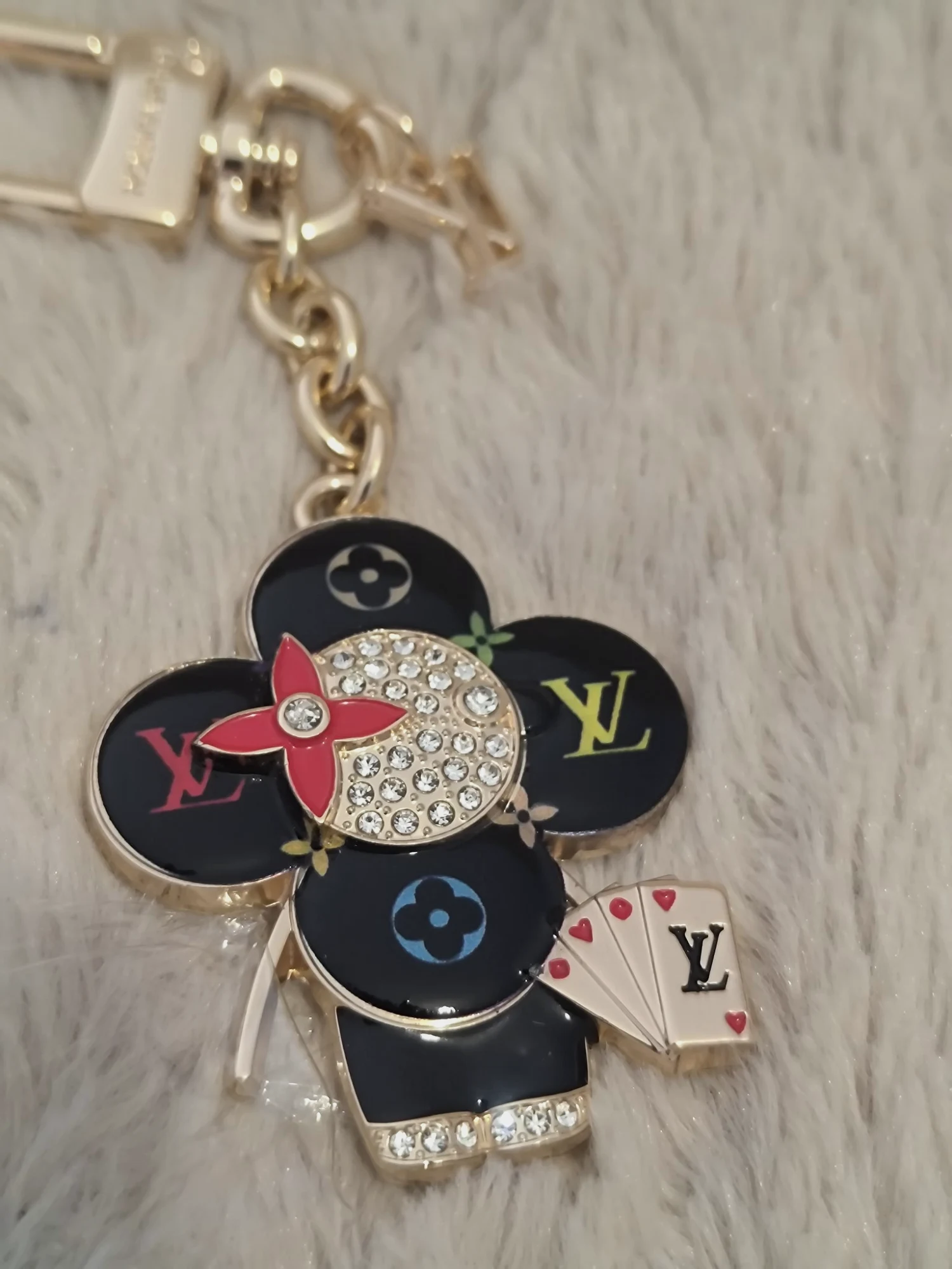 Porte-clés bijou de sac Louis Vuitton Vivienne Casino