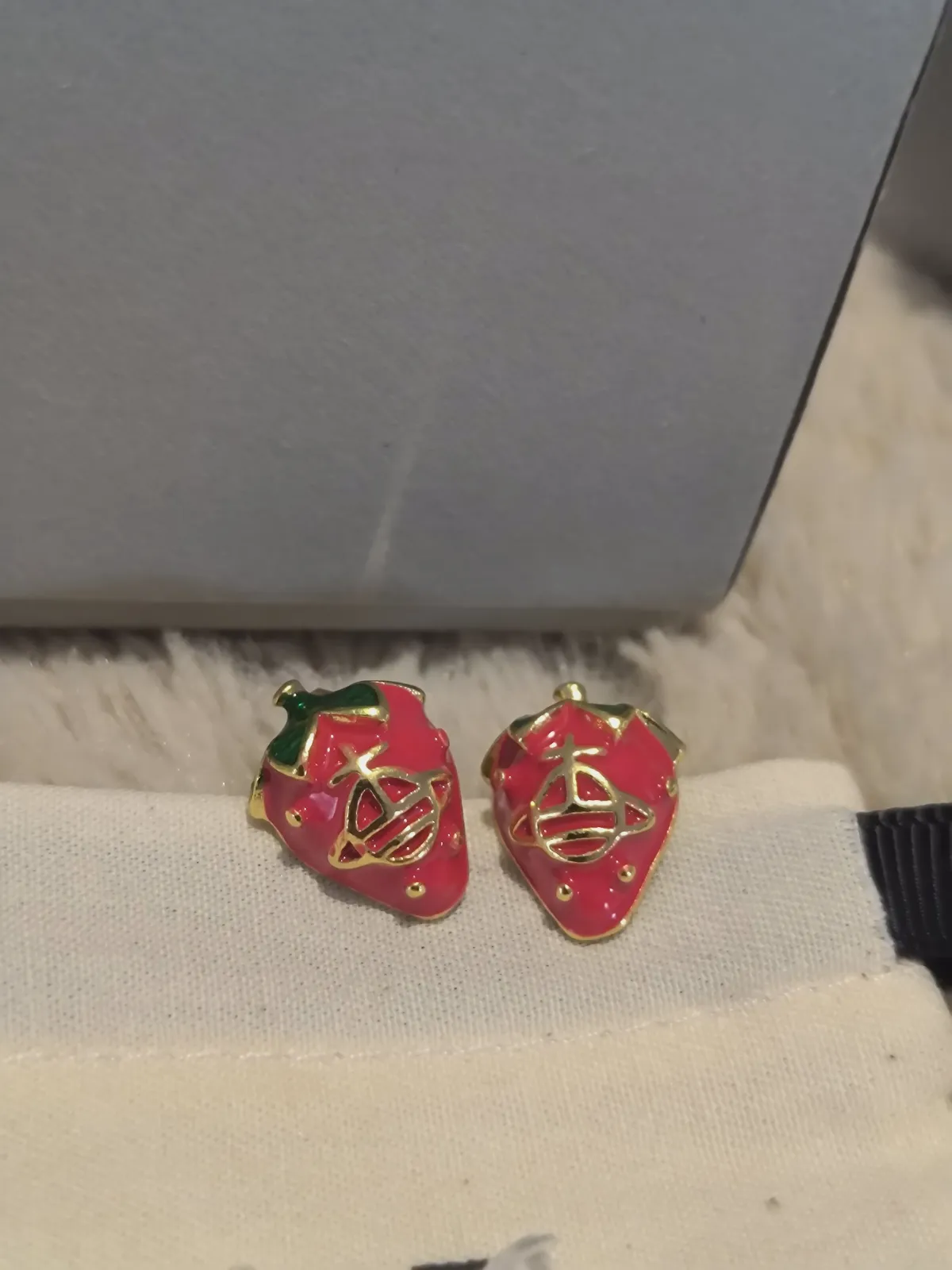 Boucles d'oreilles fraise Vivienne Westwood – Vivienne Westwood – taille Taille unique 4