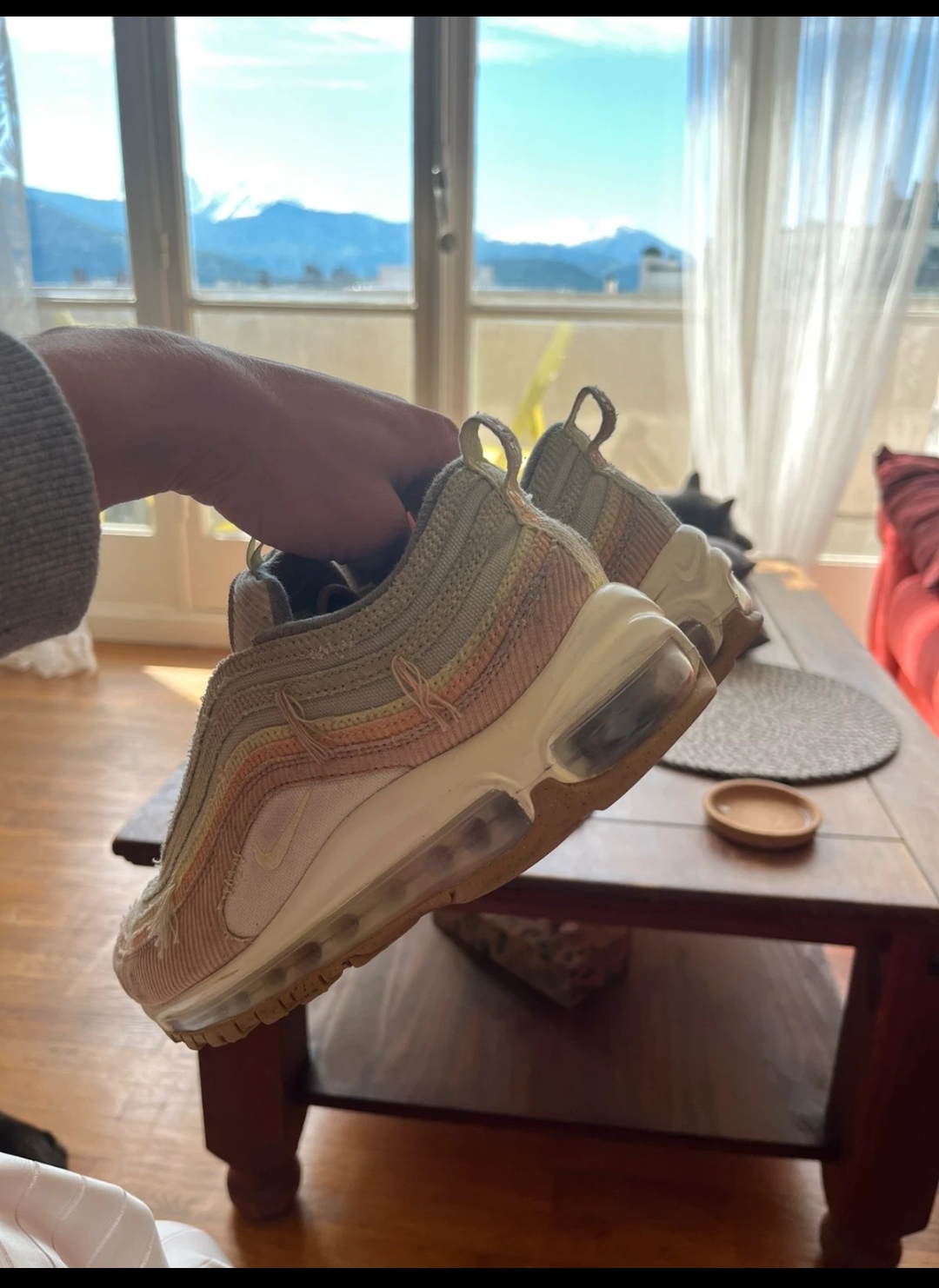 Nike Air Max 97 beige femme 4