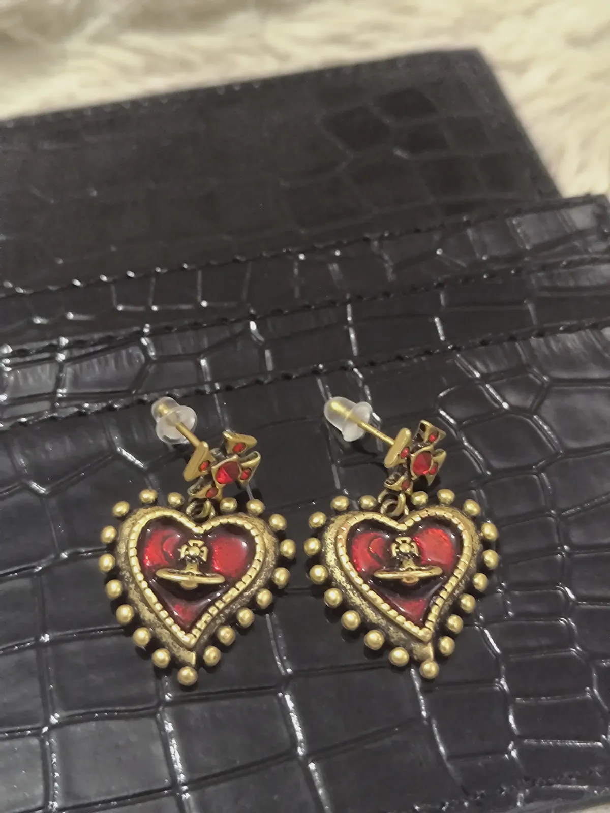 Boucles d'oreilles Vivienne Westwood cœur rouge – Vivienne Westwood – taille Taille unique 5