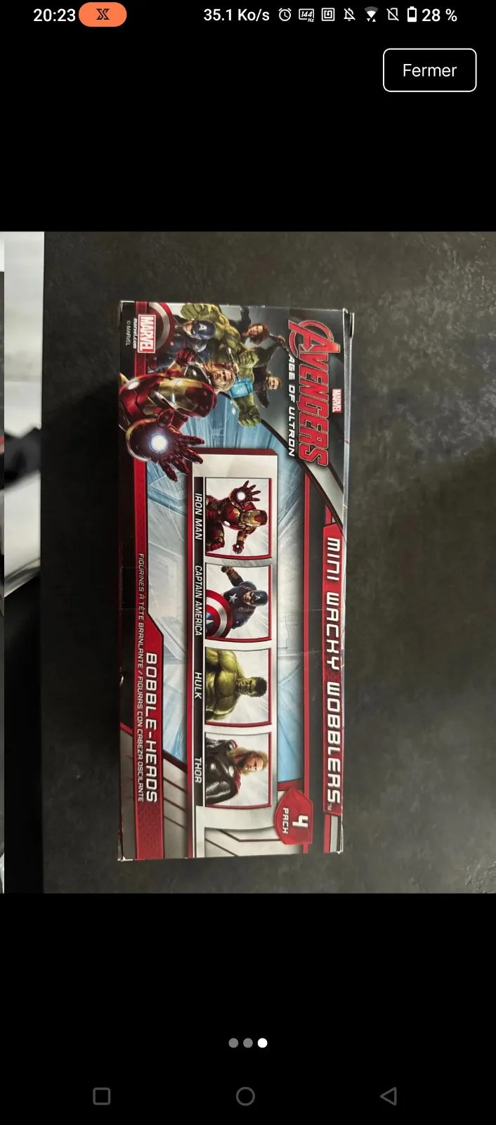 Marvel Avengers Bobble Head Set 4 figurines 3