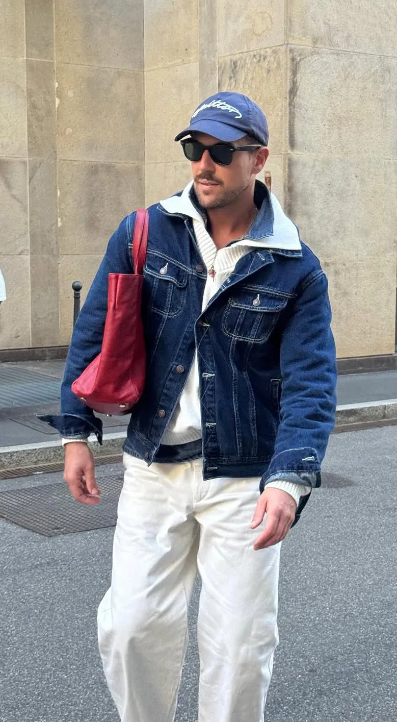 Celine Paris Denim Jacket Navy Blue 3