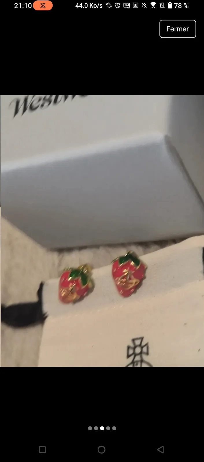 Boucles d'oreilles Vivienne Westwood 6