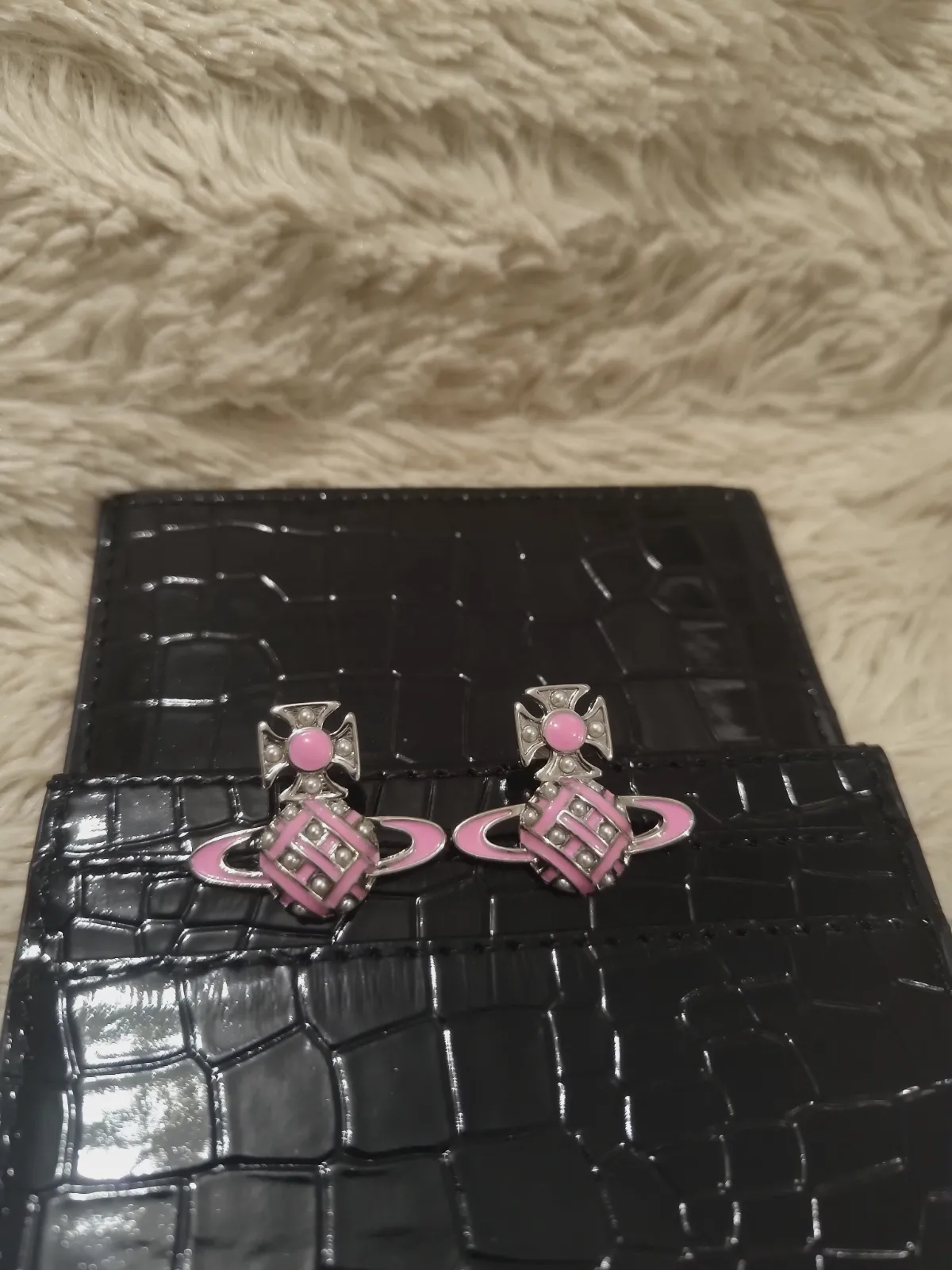 Boucles d'oreilles Vivienne Westwood orbe rose – Vivienne Westwood – taille Taille unique 4
