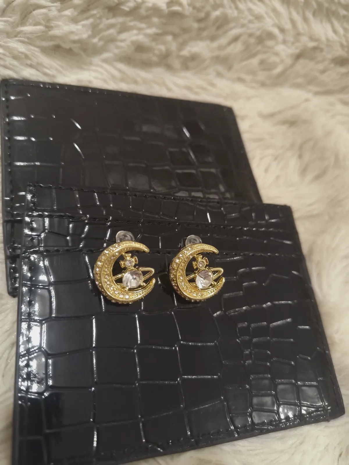 Boucles d'oreilles croissant de lune dorées – Vivienne Westwood – taille Taille unique 5