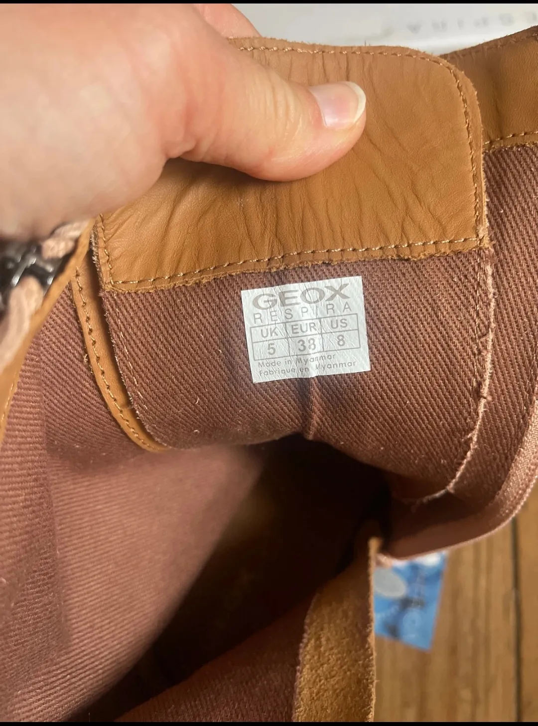 Bottines montantes Geox beige 2