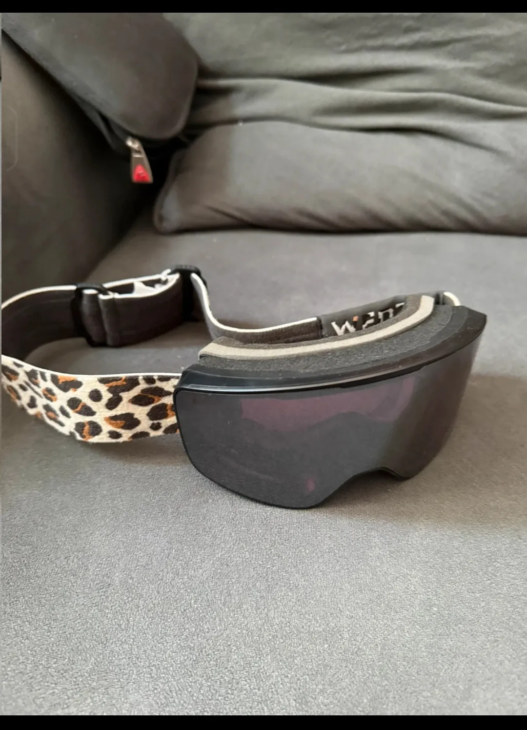Masque ski snowboard léopard miroir 2