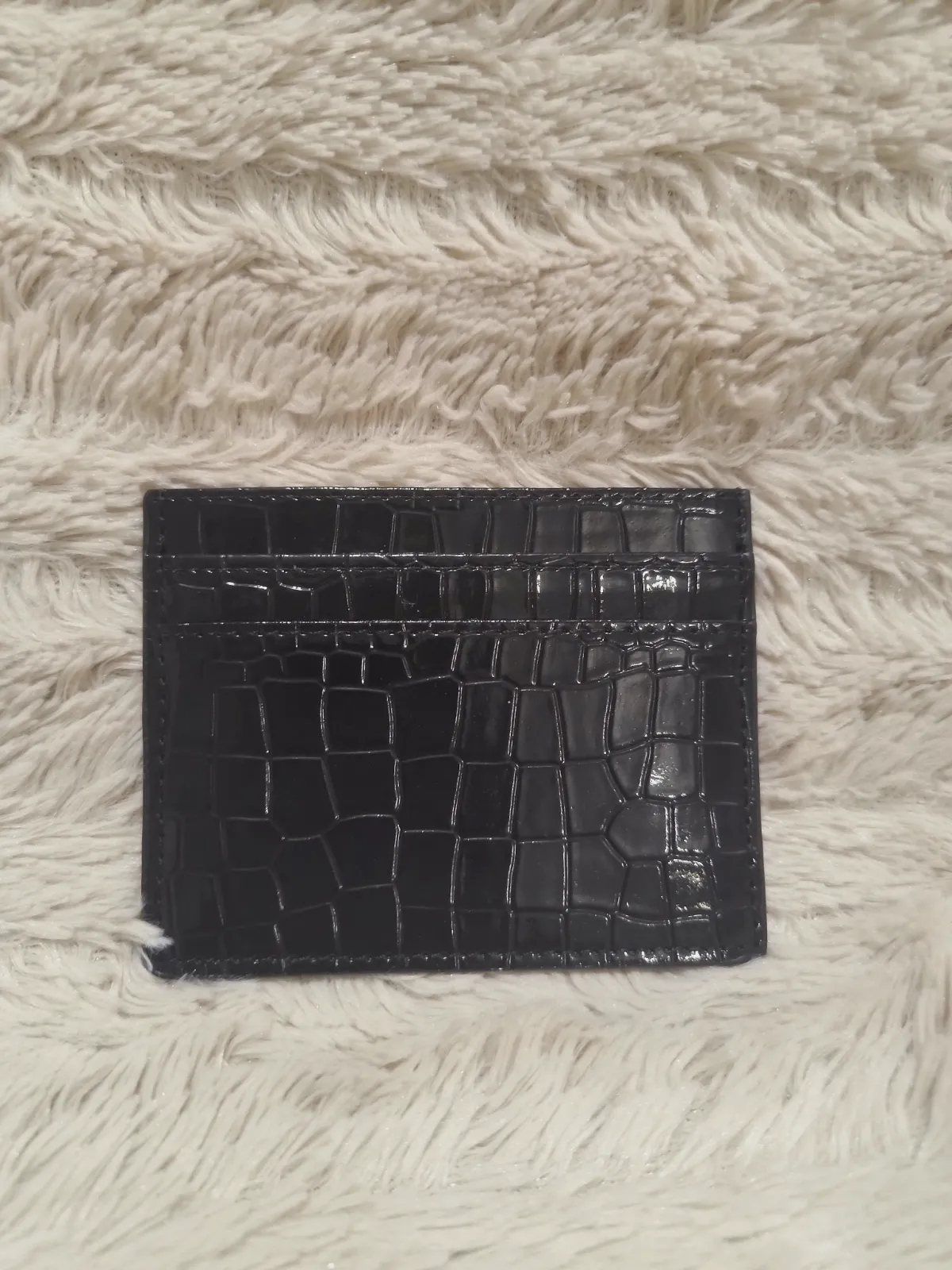 Porte-cartes Vivienne Westwood effet crocodile noir – Vivienne Westwood – taille Taille unique 4