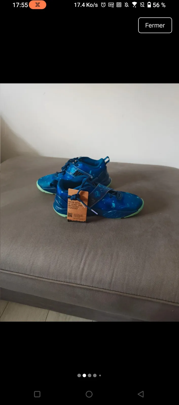 Nike Baskets Bleues Hustle D12x Lego Galaxy 2