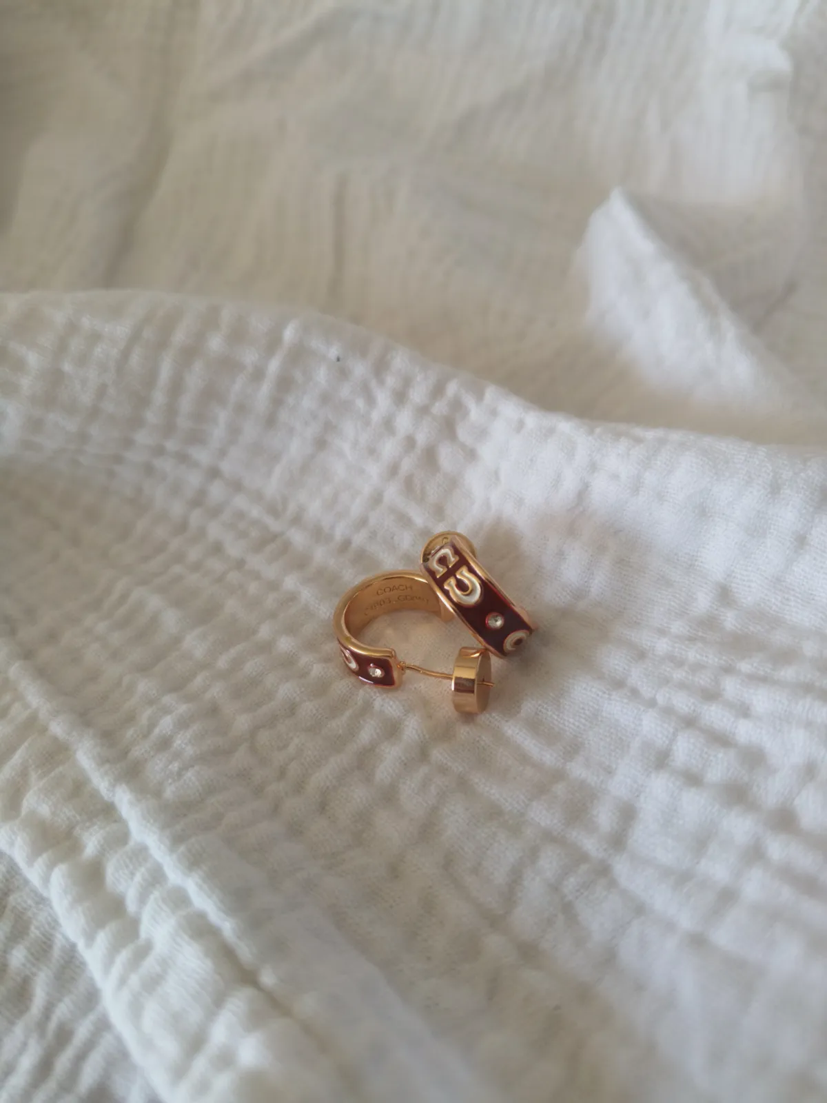Boucles d'oreilles de la marque coach neuve – Coach 7