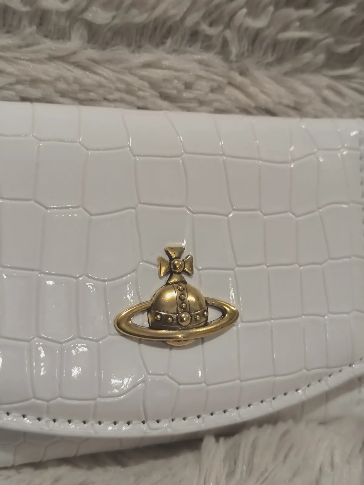 Portefeuille blanc effet crocodile Vivienne Westwood – Vivienne Westwood – taille Taille unique 5