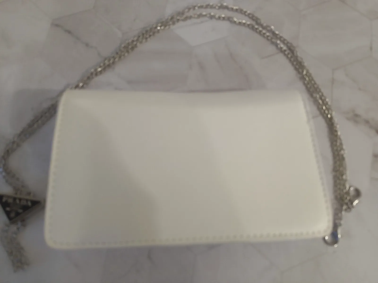 Sac bandoulière Prada blanc à chaîne – Prada – taille Taille unique 9
