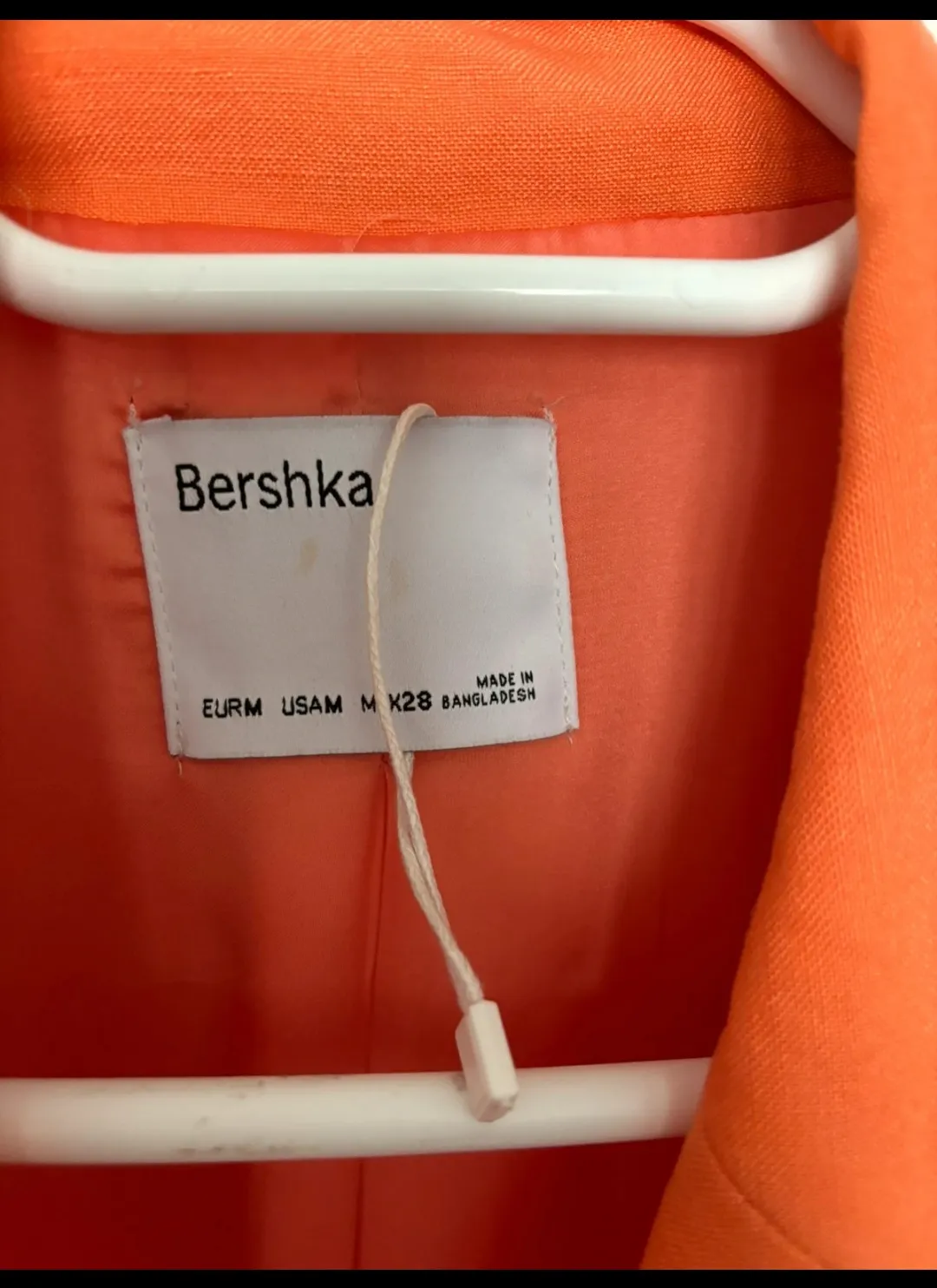 Bright Orange Blazer Oversized Jacket 3