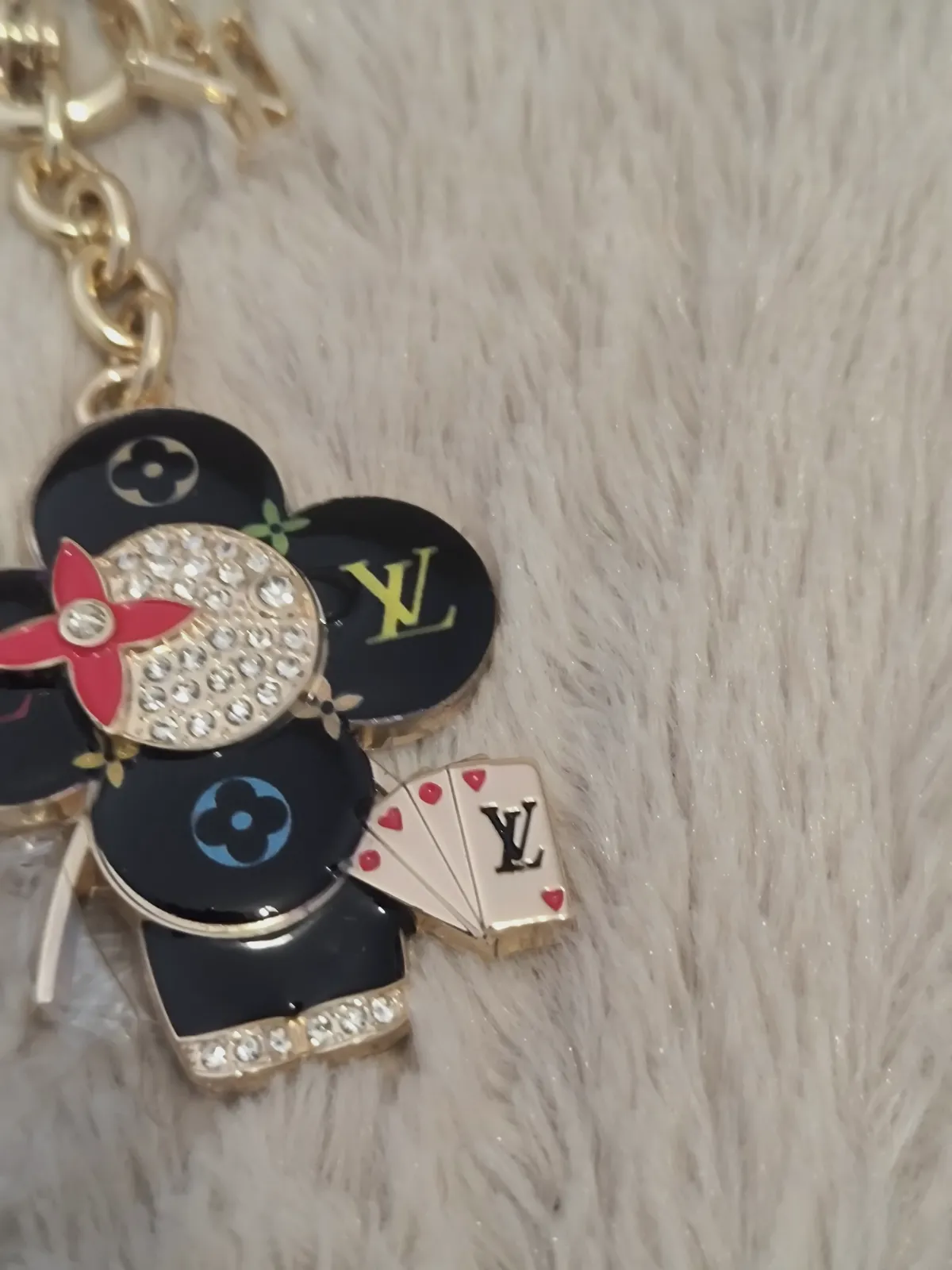 Porte-clés bijou de sac Louis Vuitton Vivienne Casino – Louis Vuitton – taille Taille unique 4
