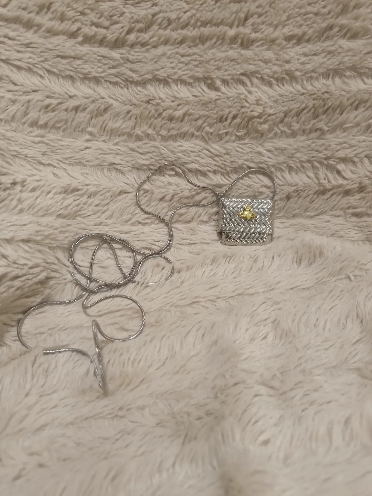 Collier pendentif sac argenté Vivienne Westwood – Vivienne Westwood – taille Taille unique 2