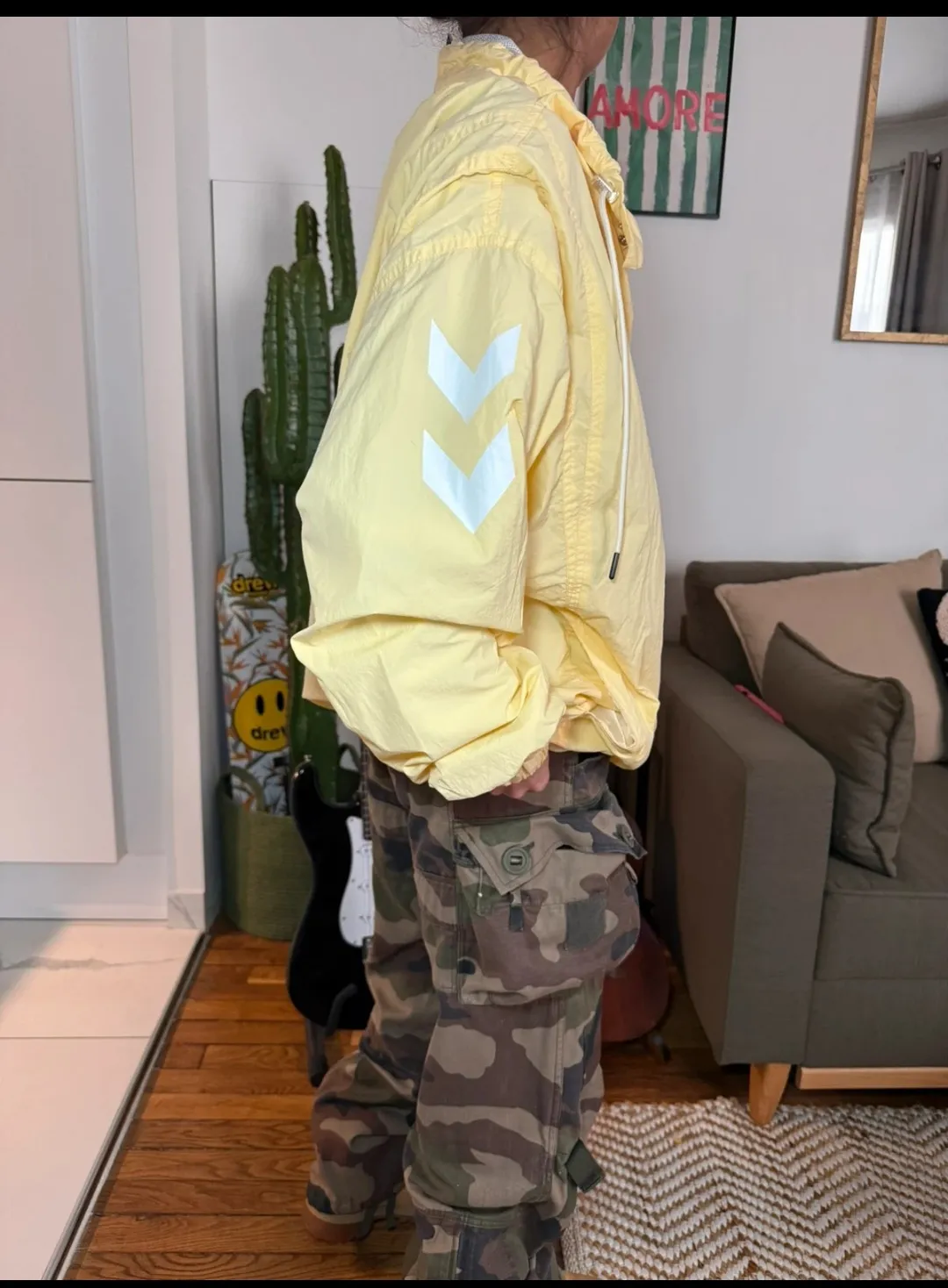 Hummel Veste Anorak Jaune 4