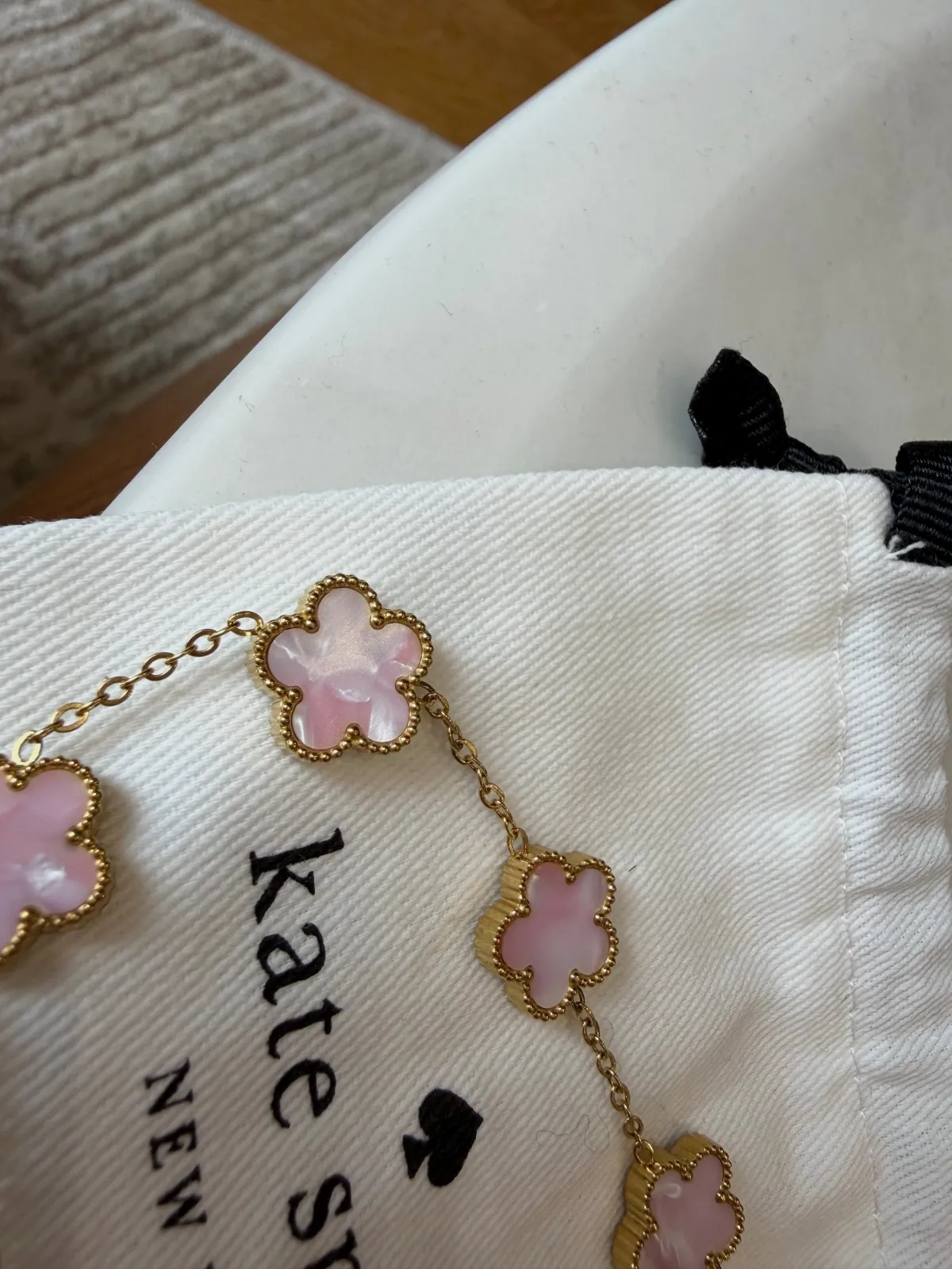 Bracelet Kate Spade à fleurs roses – Kate Spade – taille Taille unique 6