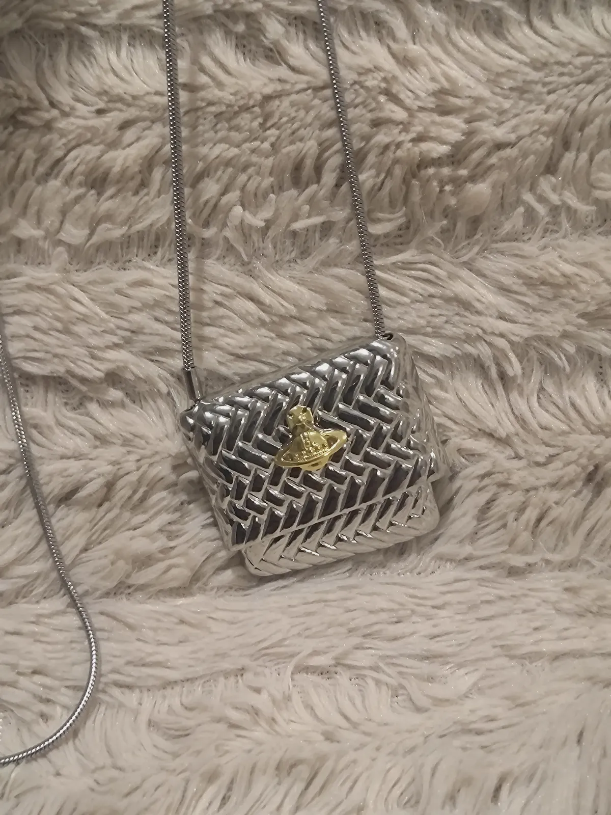 Collier pendentif sac argenté Vivienne Westwood – Vivienne Westwood – taille Taille unique 5