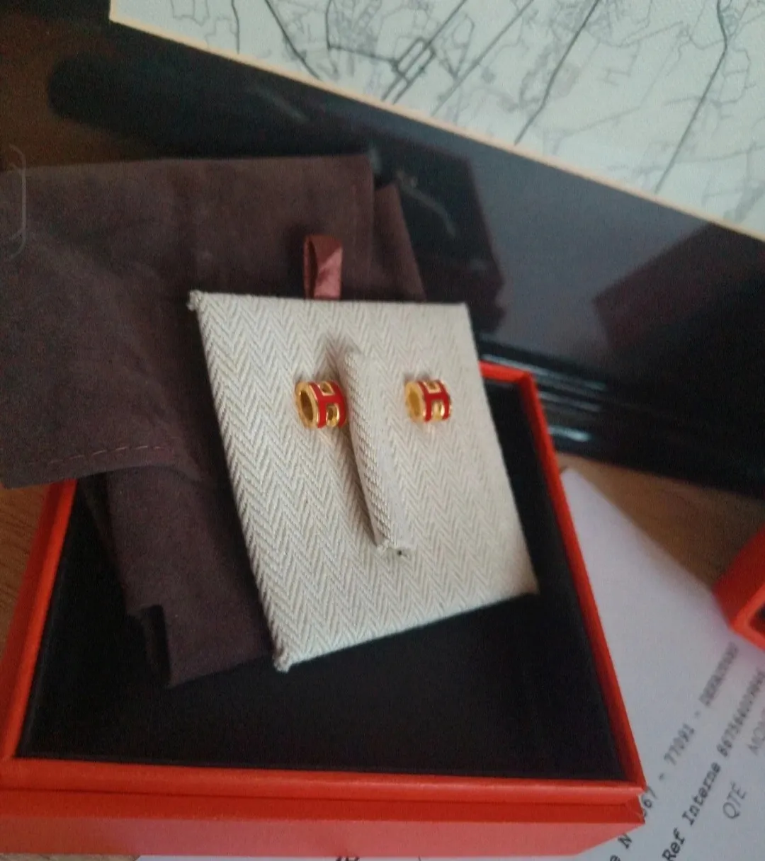 Boucles d'oreilles Mini Pop H Hermès 3