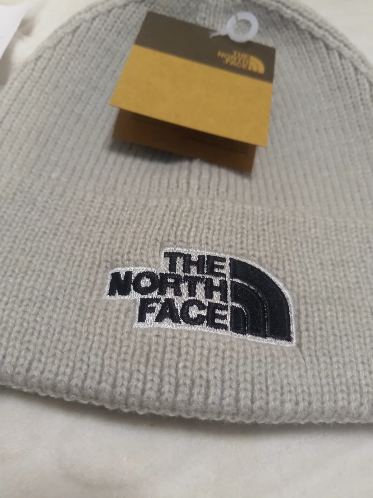 Bonnet The North Face beige en coton bio – The North Face – taille Taille unique 2