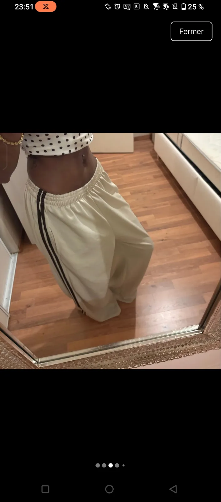 Robe blanche courte sans manches 5