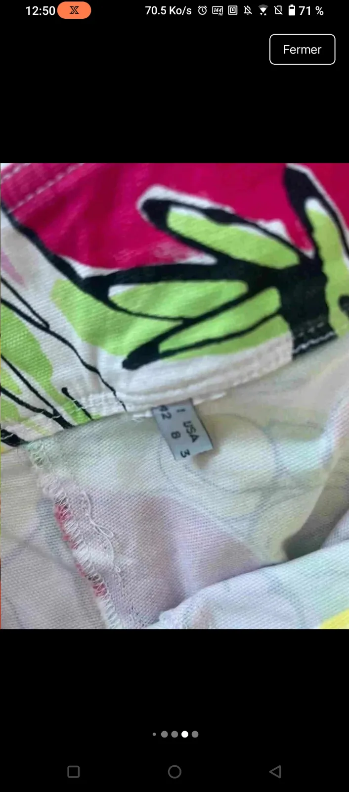 Moschino Pantalon Fruits Coloré Imprimé 9