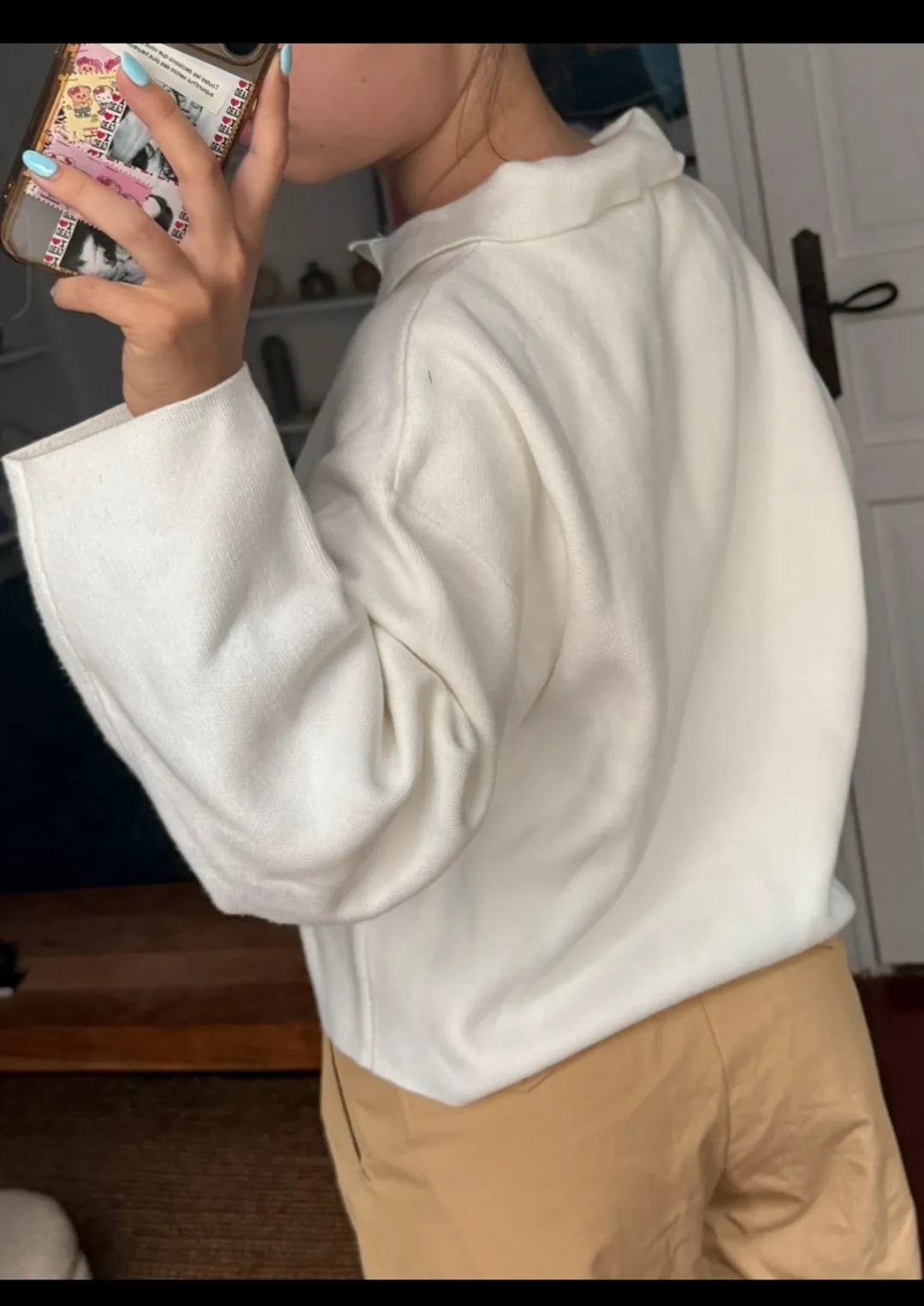 White Cotton Shirt Jacket 4