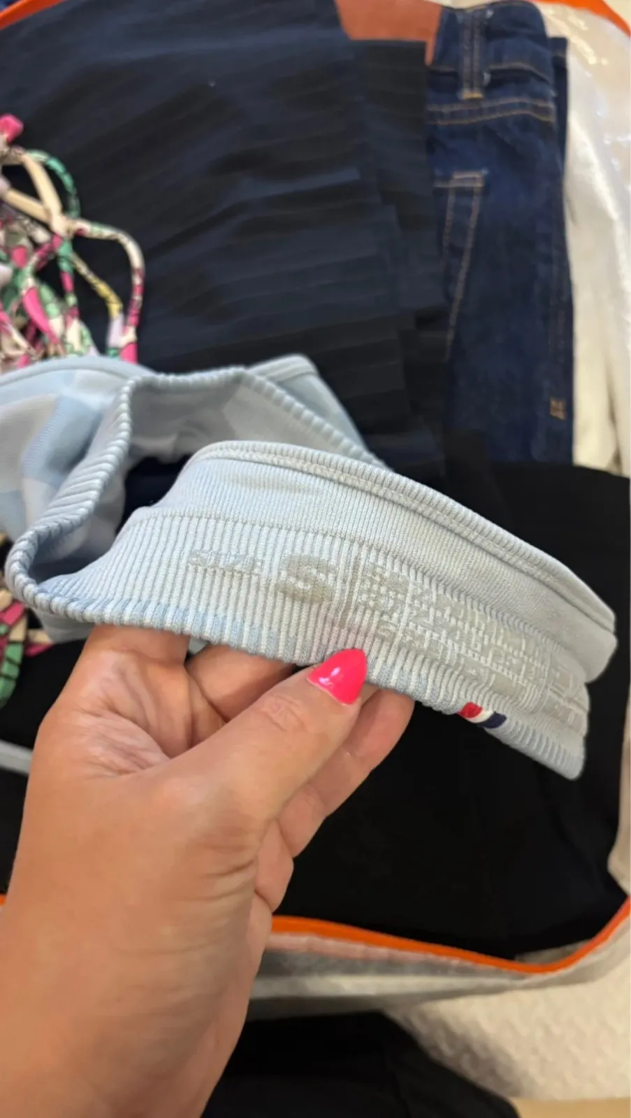 Gray Ribbed Sports Bra Top 3