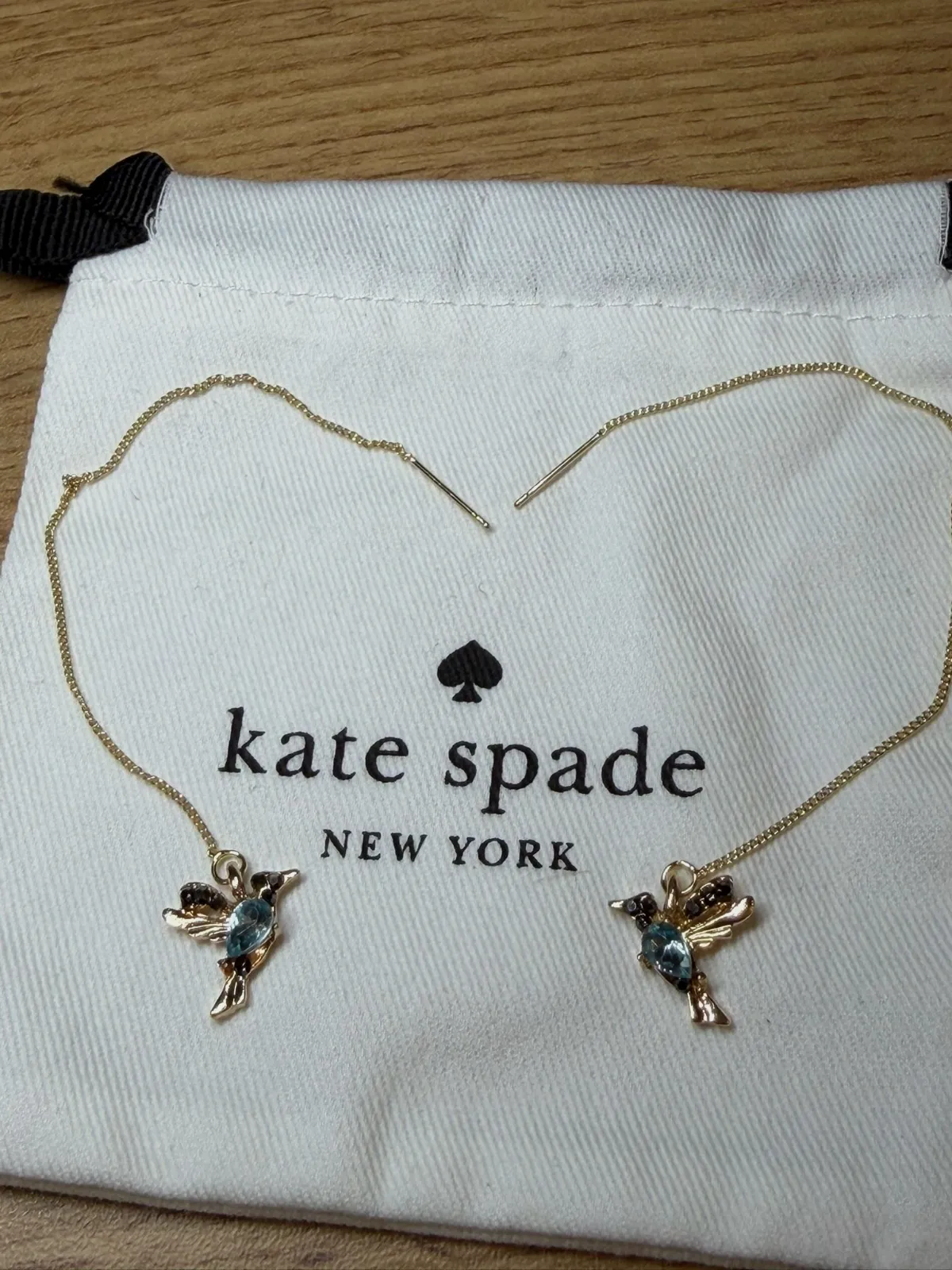 Boucles d'oreilles chaînettes Colibri Kate Spade – kate spade – taille Taille unique 2