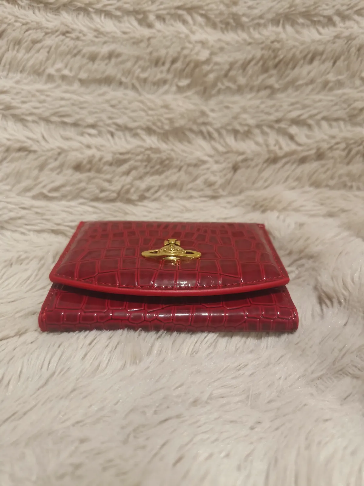 Portefeuille Vivienne Westwood en cuir verni rouge – Vivienne Westwood – taille Taille unique 5