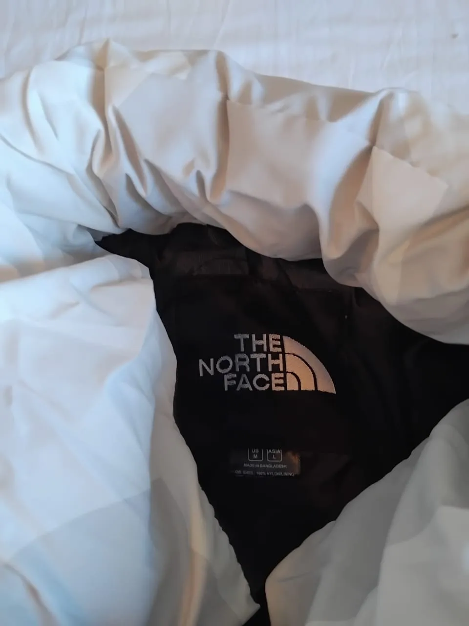 The North Face Doudoune Blanc Noir 6