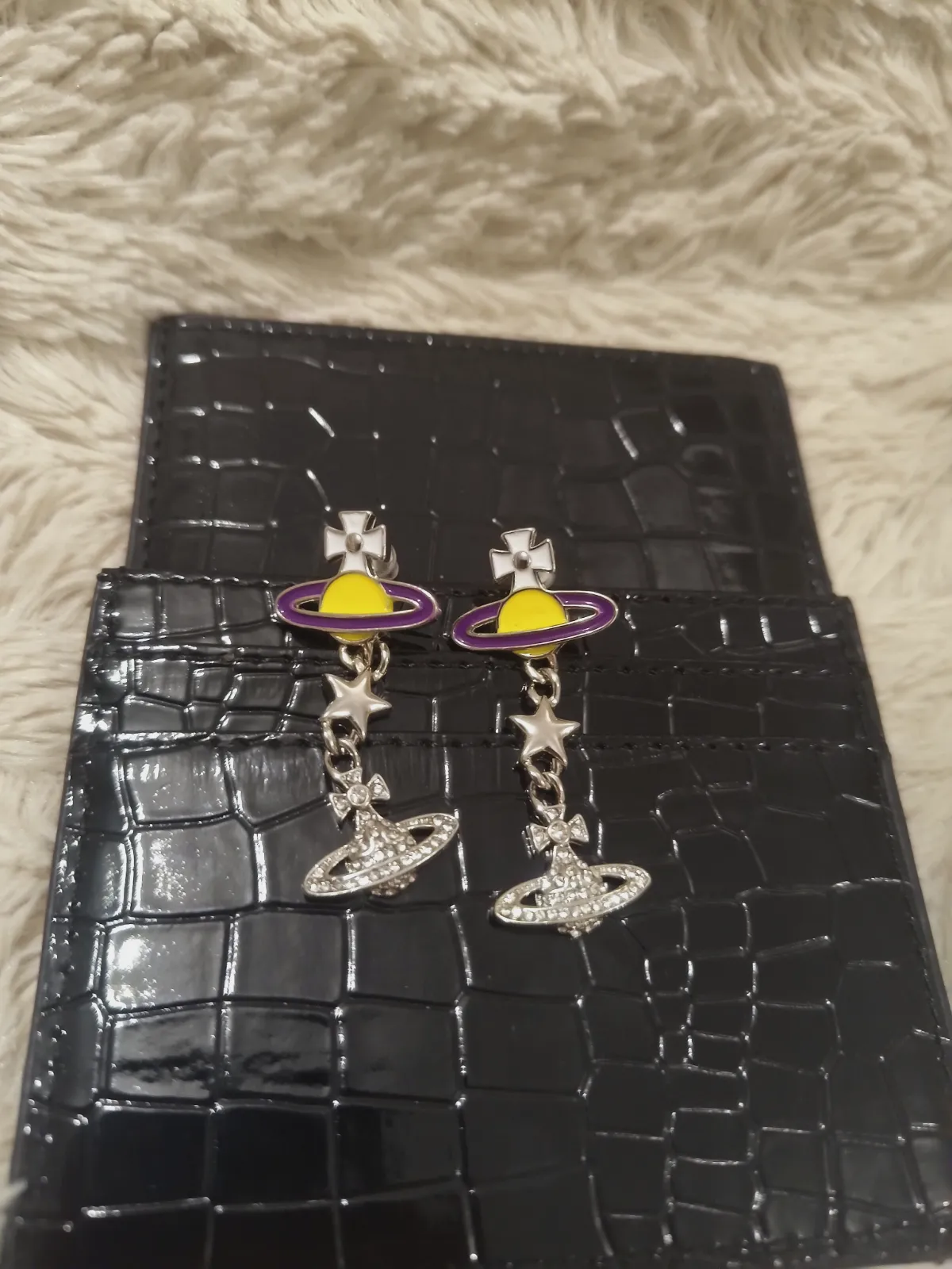 Boucles d'oreilles pendantes orb Vivienne Westwood – Vivienne Westwood – taille Taille unique 3