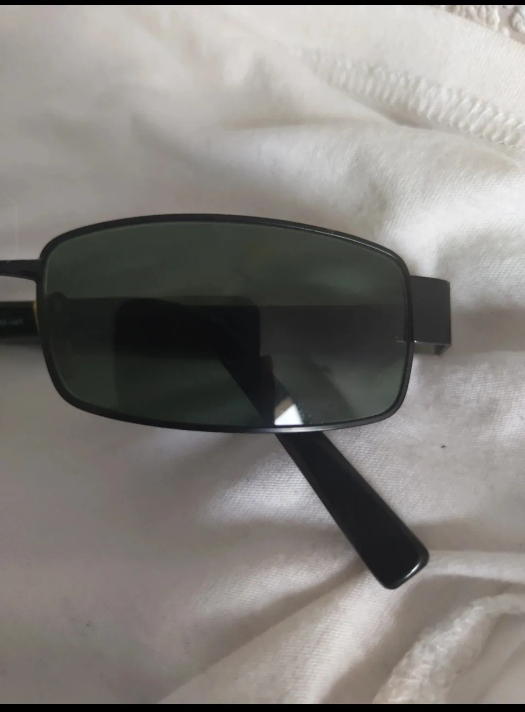 Lunettes de soleil rectangulaires noires 2