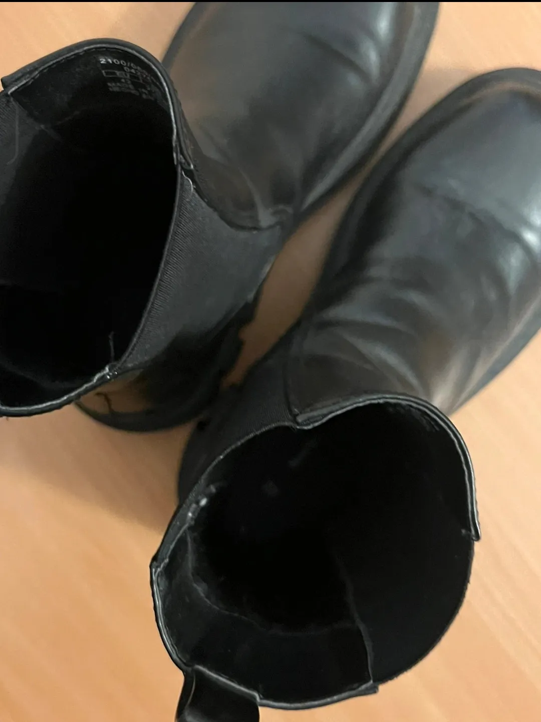 Black Leather Chelsea Boots Platform 3