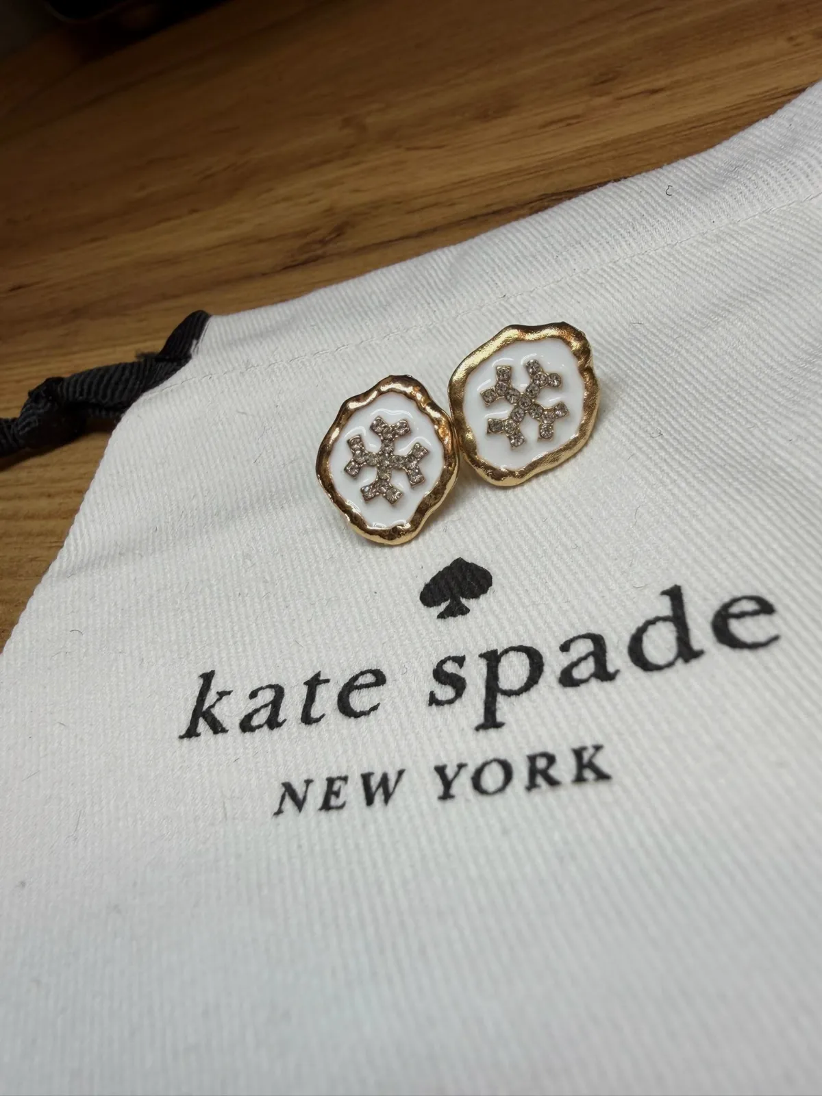 Boucles d'oreilles Kate Spade puces dorées – Kate Spade – taille Taille unique 5