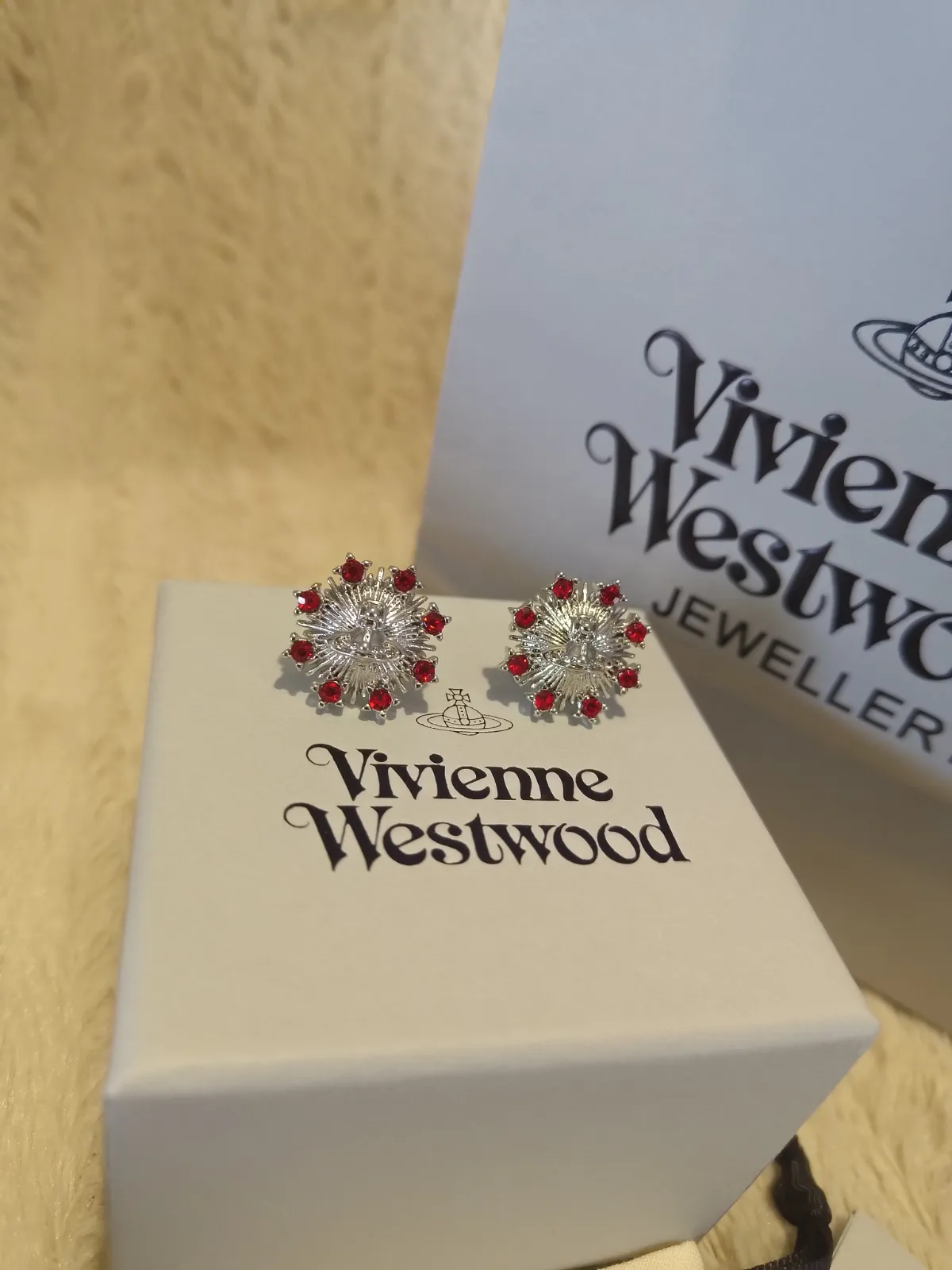 Boucles d'oreilles Vivienne Westwood strass 5