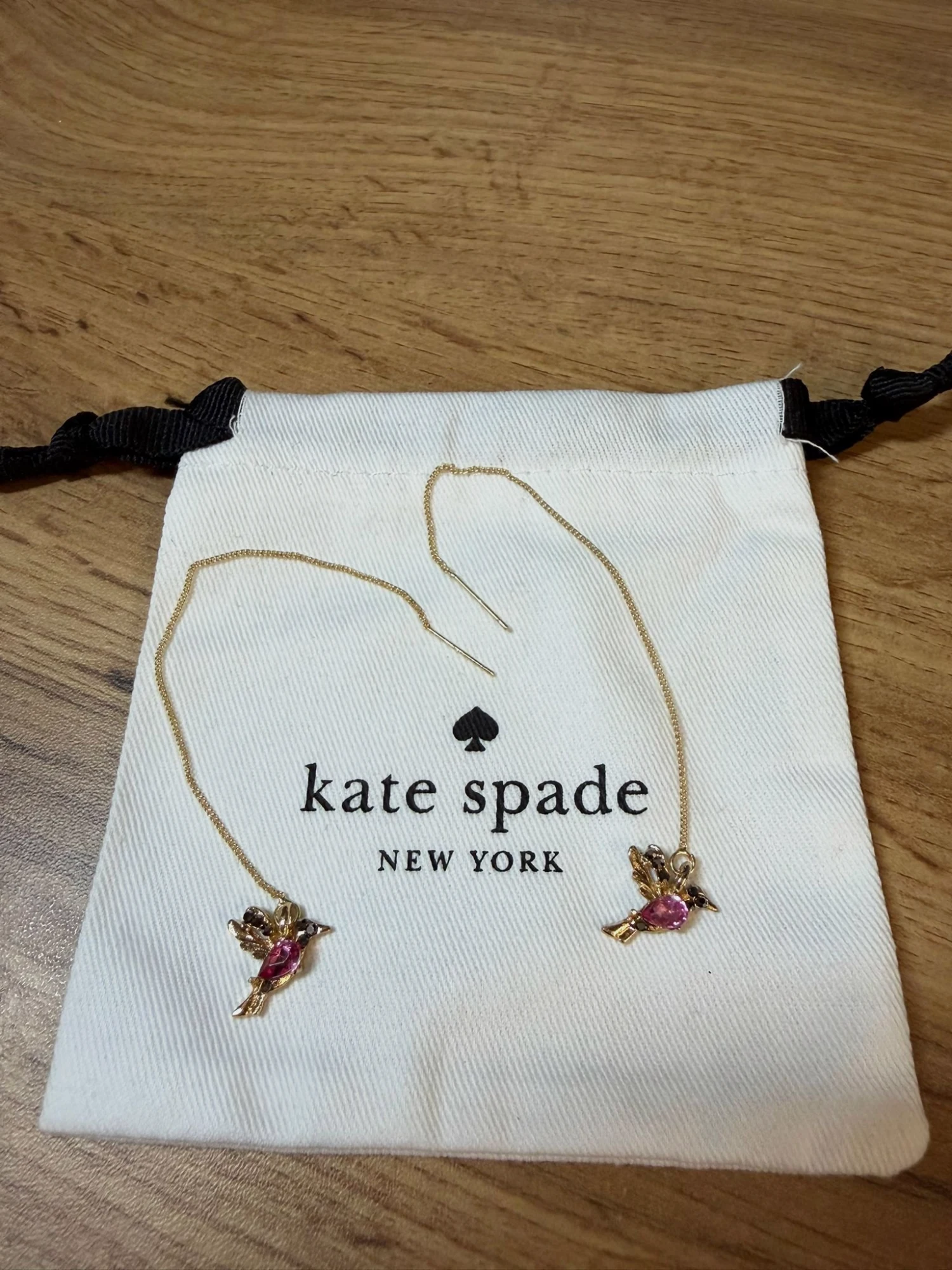 Boucles d'oreilles chaînettes Colibri Kate Spade