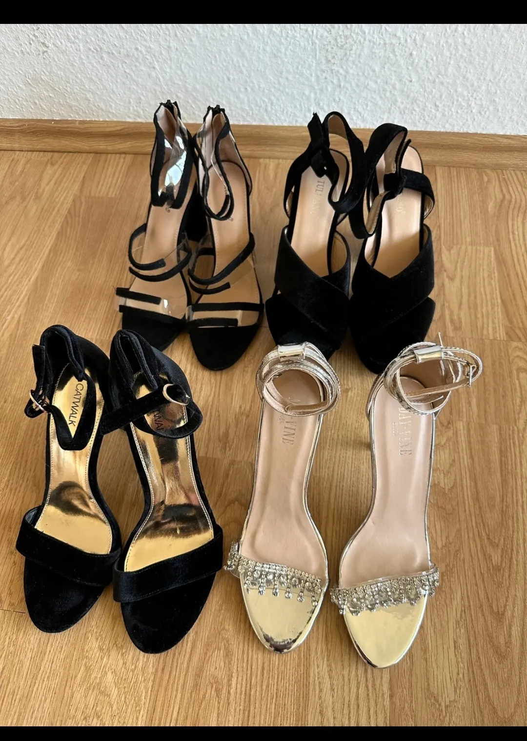 Lot de 4 paires de chaussures femme