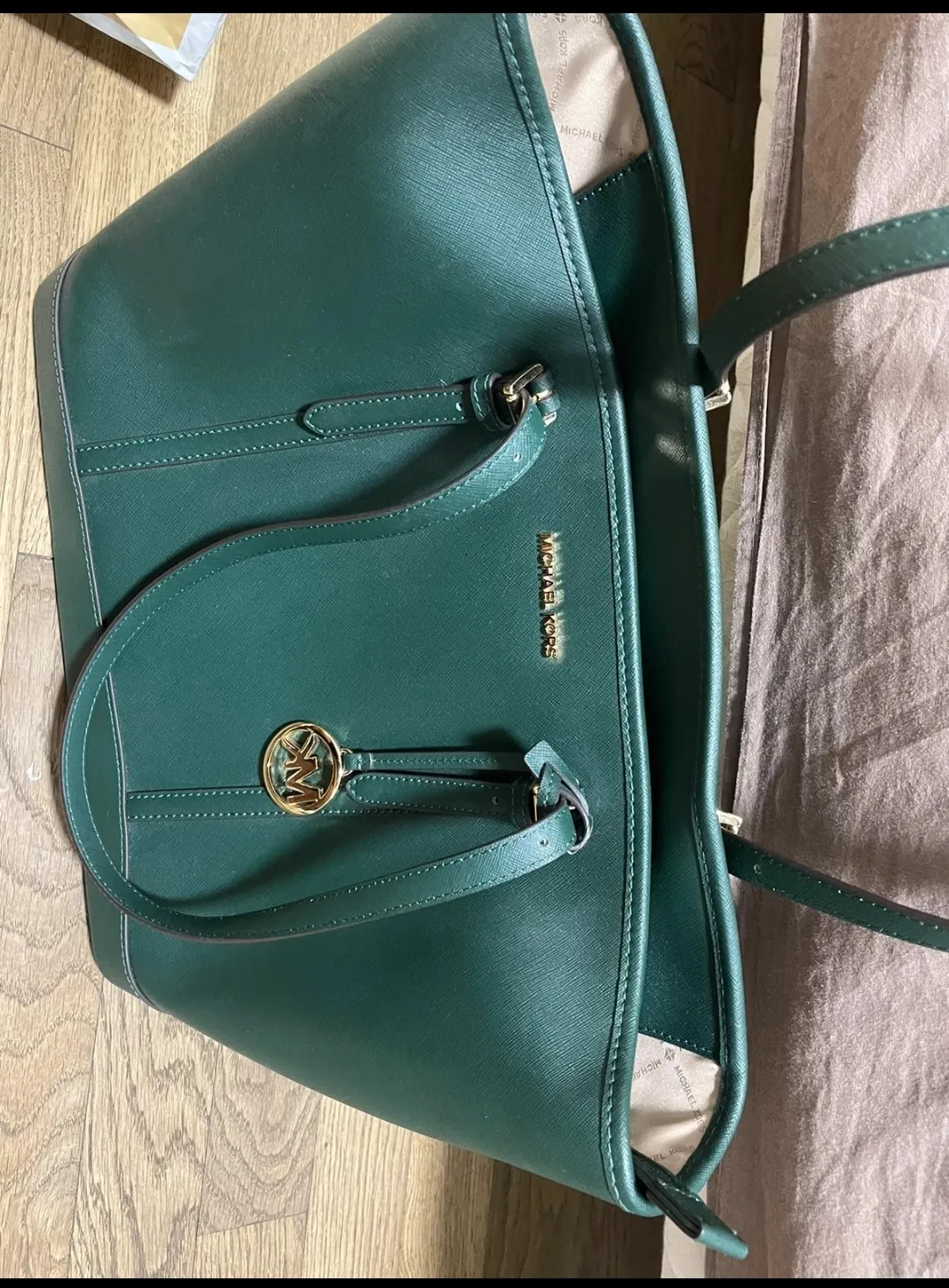 Sac Michael Kors tote vert canard 3