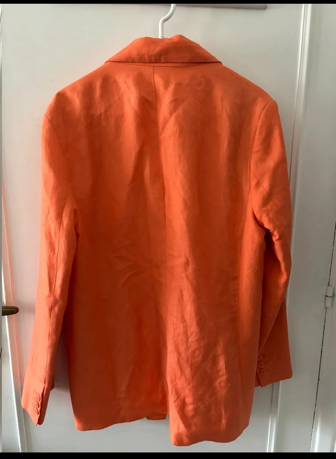 Blazer orange vif taille L Bershka 2