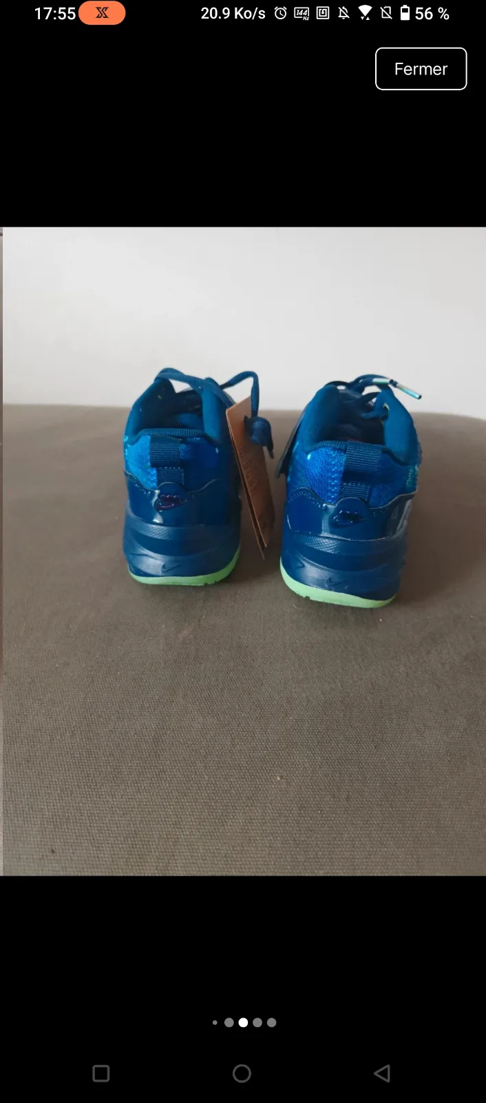Nike Baskets Bleues Hustle D12x Lego Galaxy 5