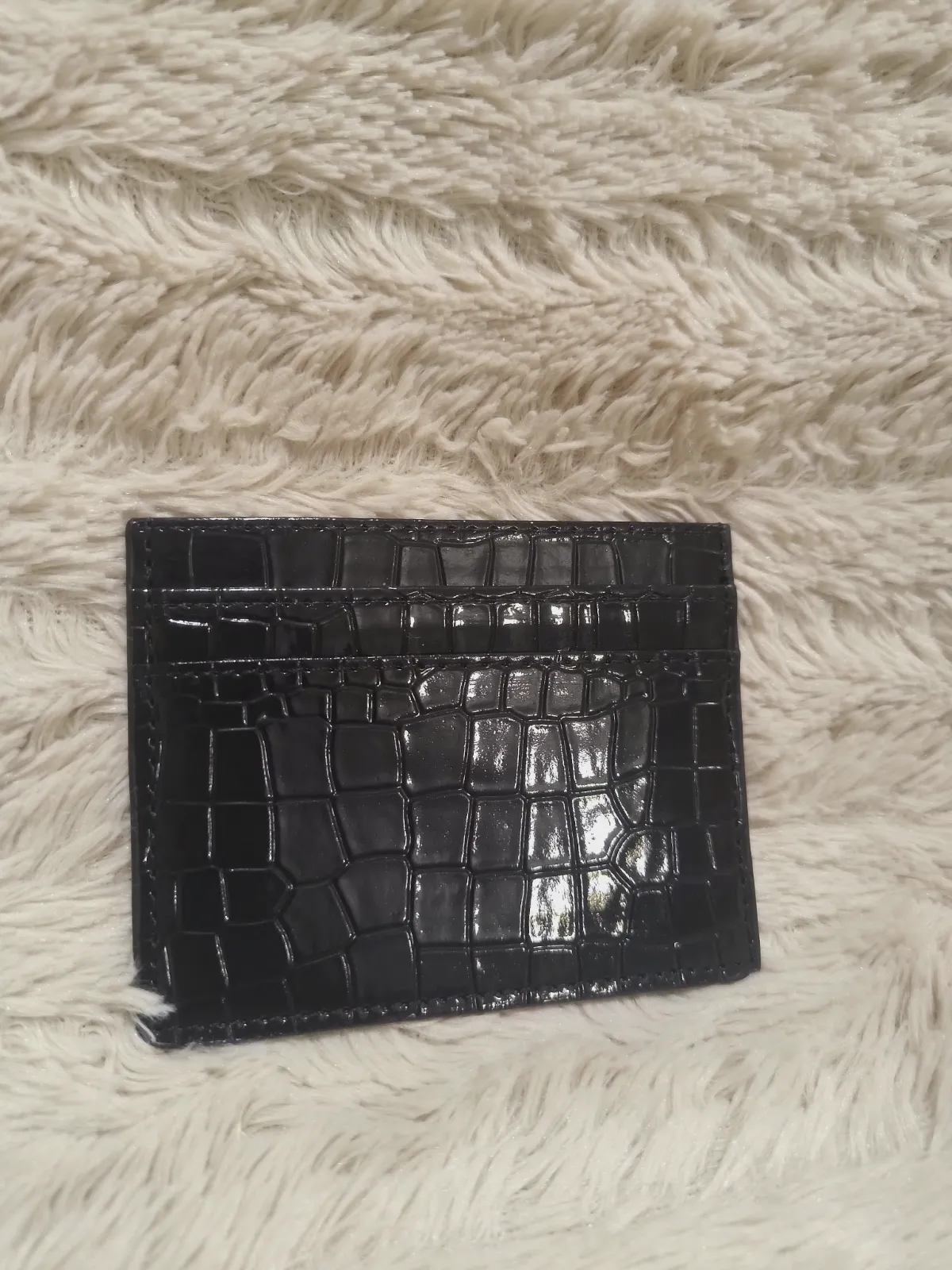 Porte-cartes Vivienne Westwood effet crocodile noir – Vivienne Westwood – taille Taille unique 5