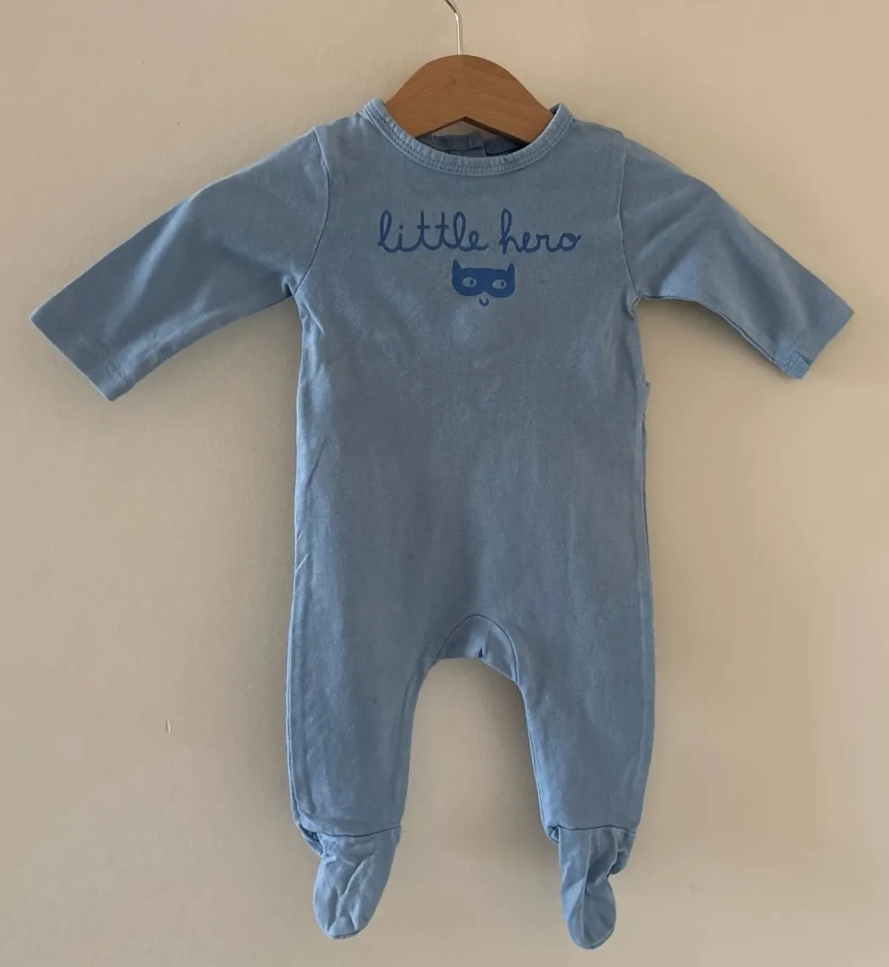 Pyjama bébé bleu Little Hero 3