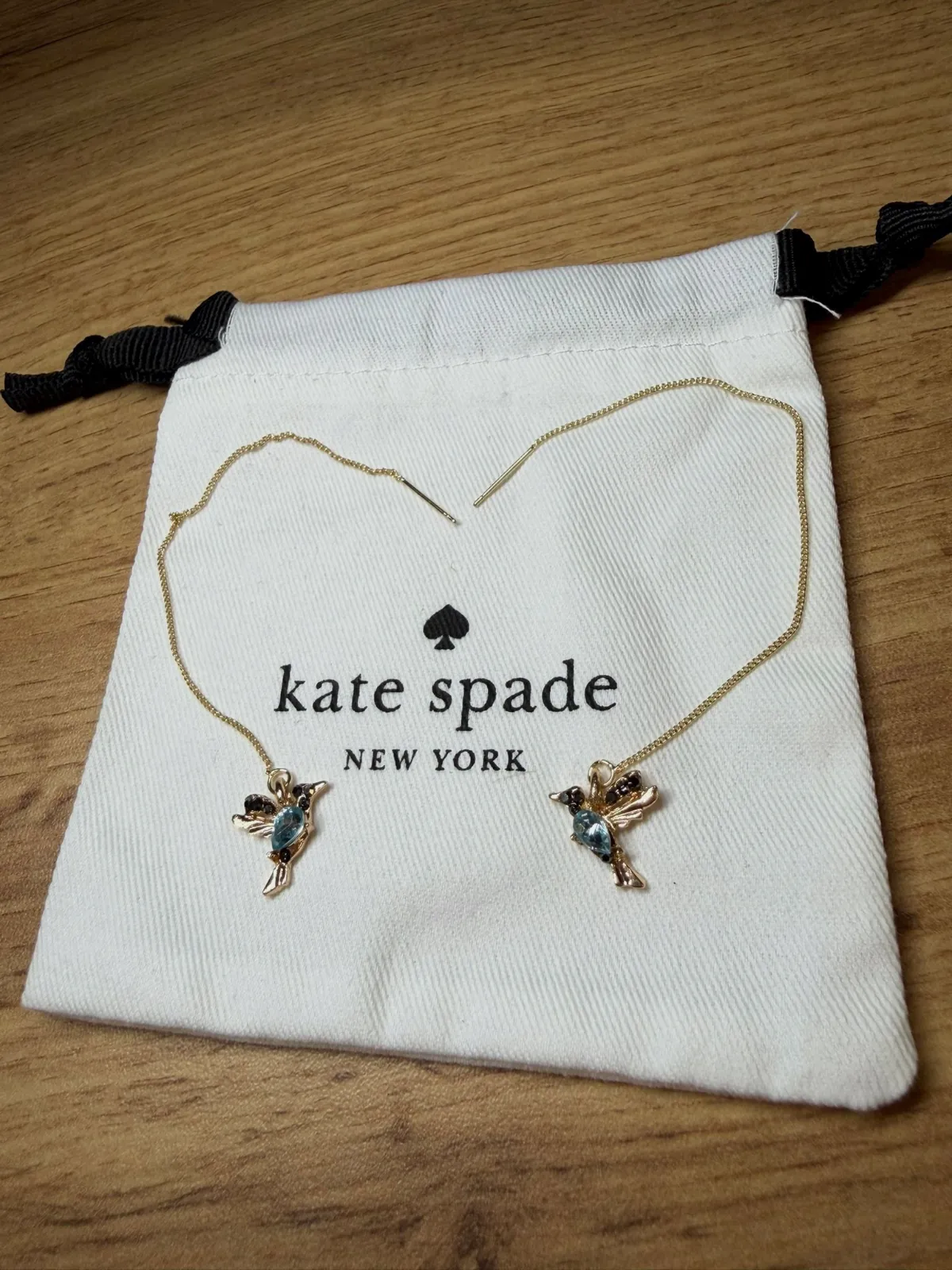 Boucles d'oreilles chaînettes Colibri Kate Spade – kate spade – taille Taille unique 5