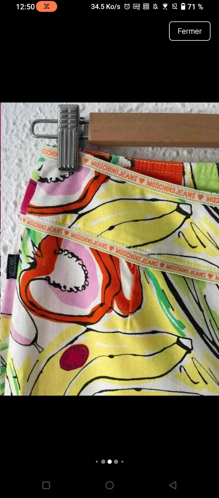Moschino Pantalon Fruits Coloré Imprimé 5