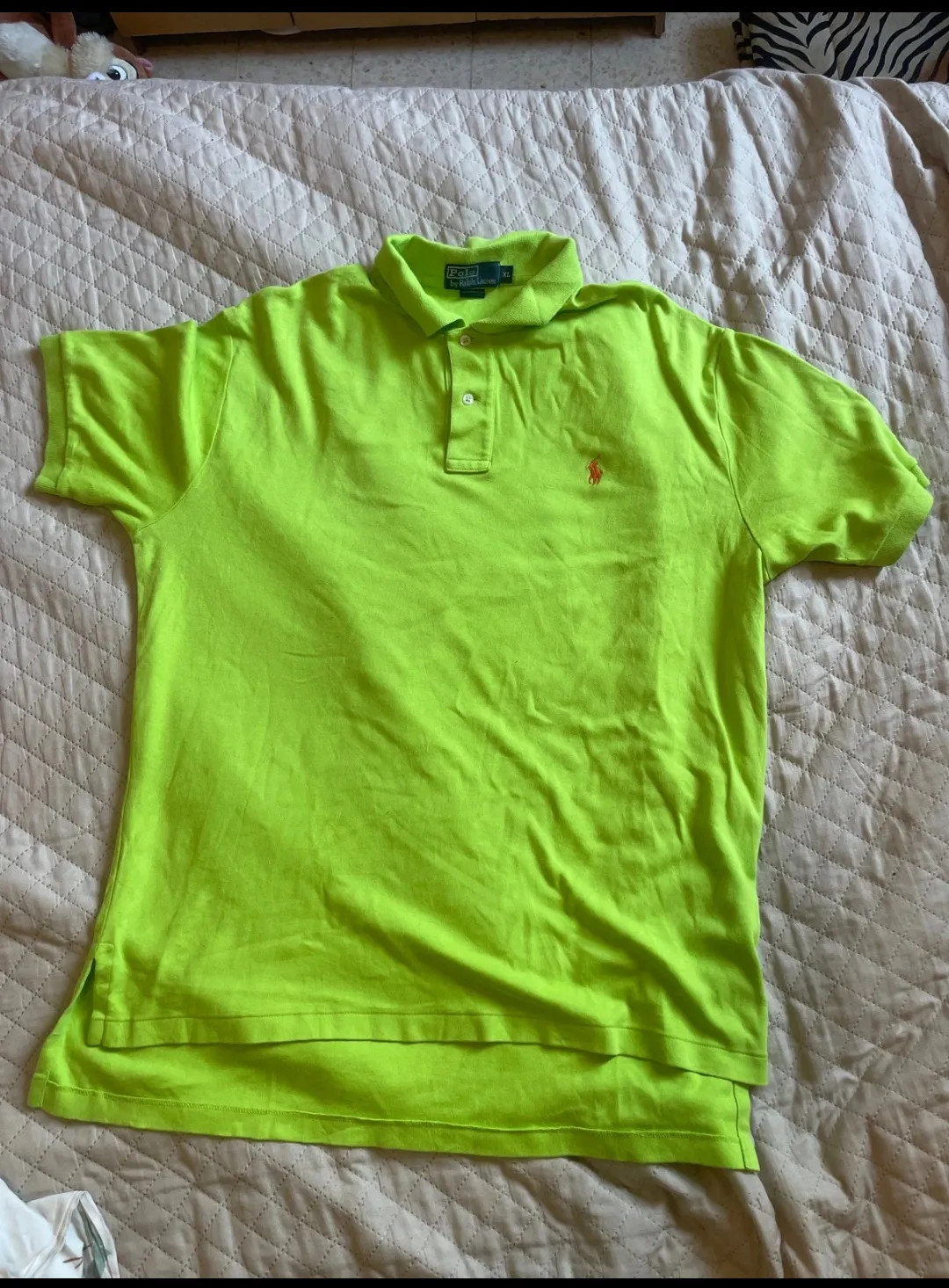 Polo Ralph Lauren vert fluo 3