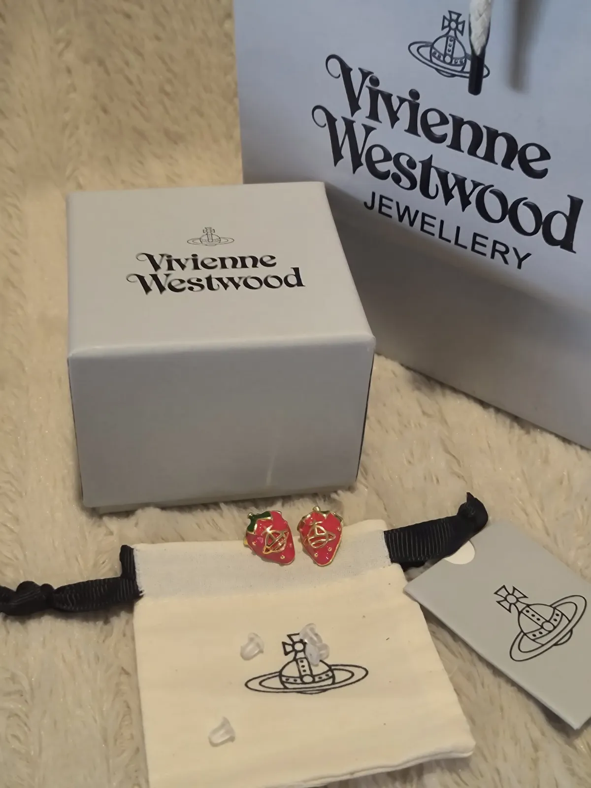 Boucles d'oreilles fraise Vivienne Westwood – Vivienne Westwood – taille Taille unique 2