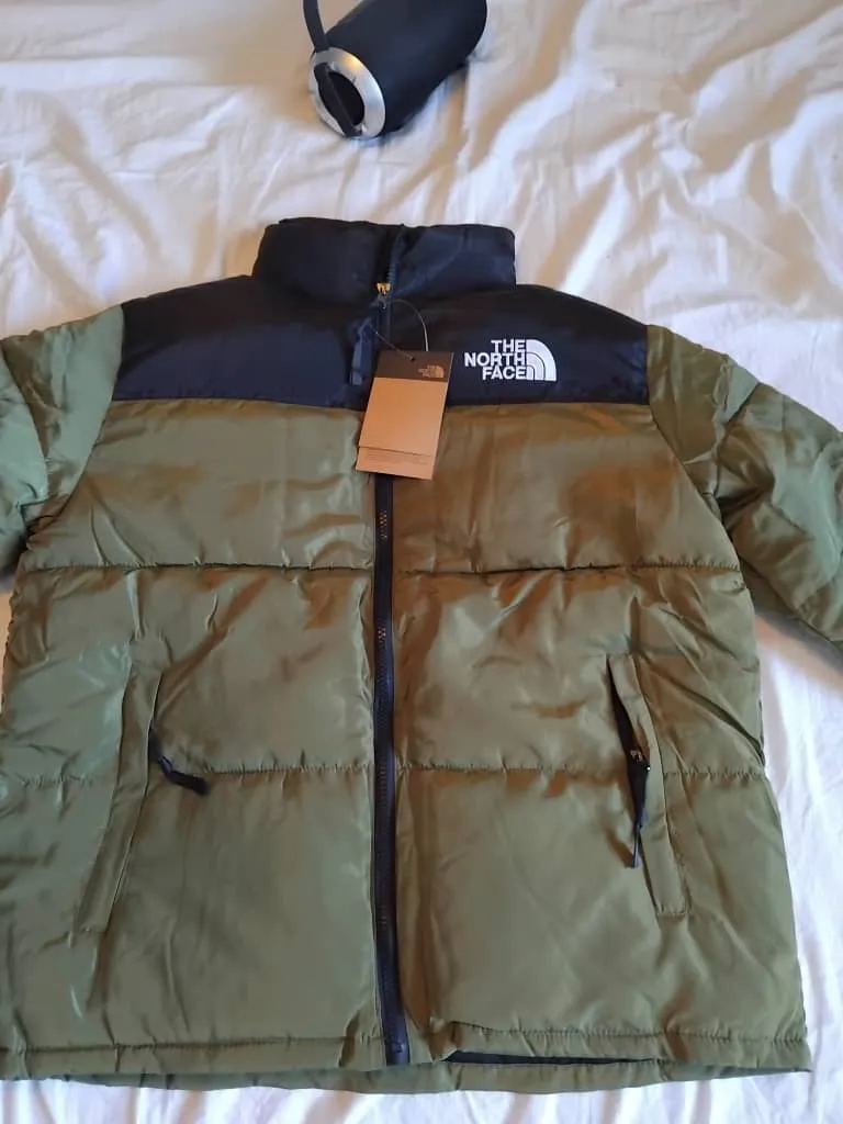 Doudoune The North Face kaki noir