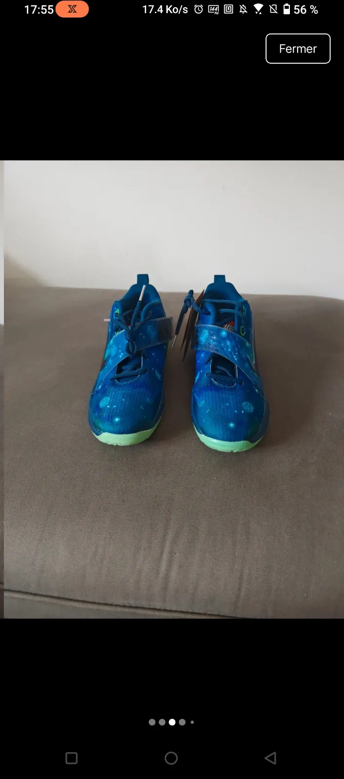 Nike Baskets Bleues Hustle D12x Lego Galaxy 3