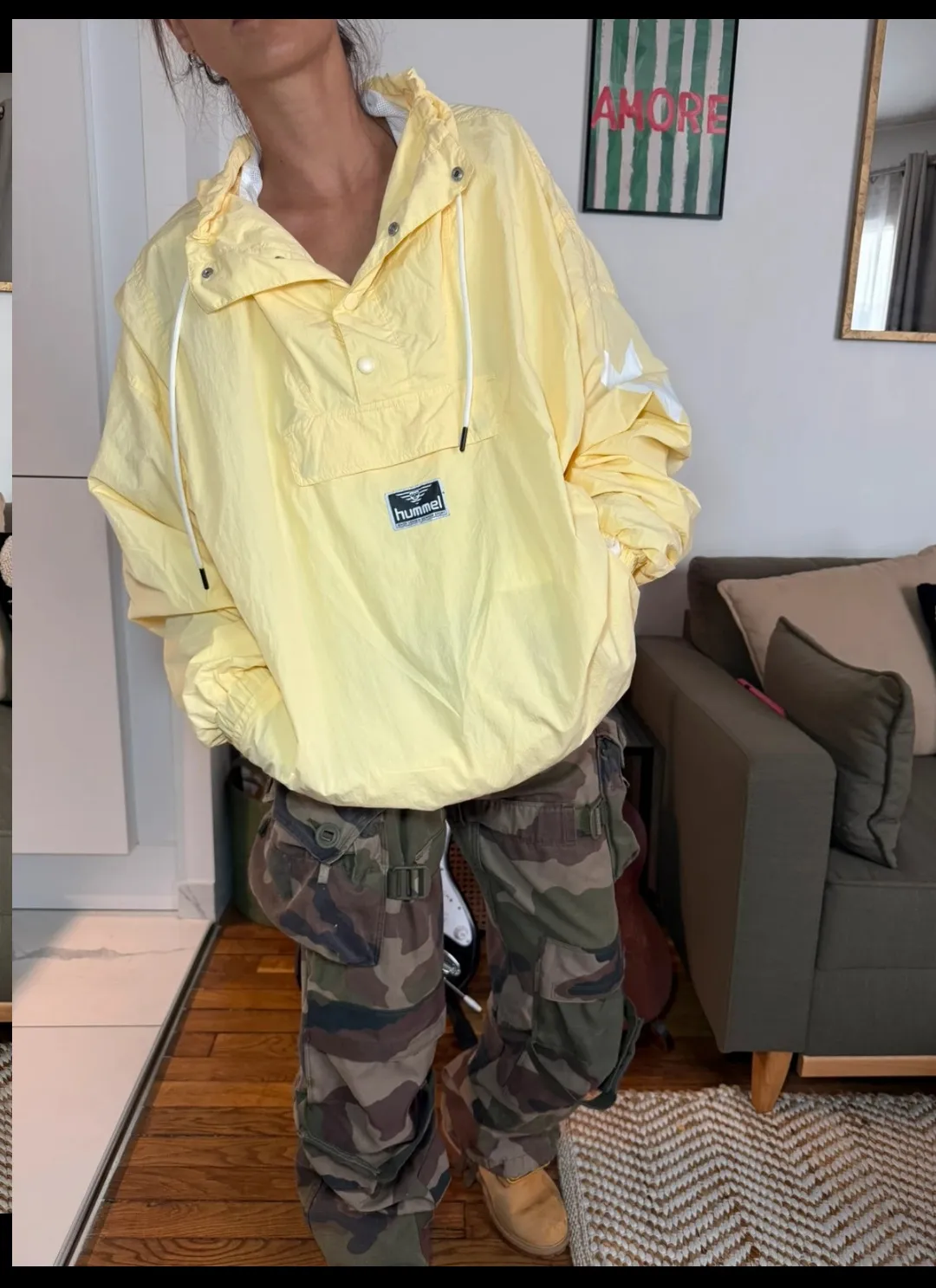 Hummel Veste Anorak Jaune 3